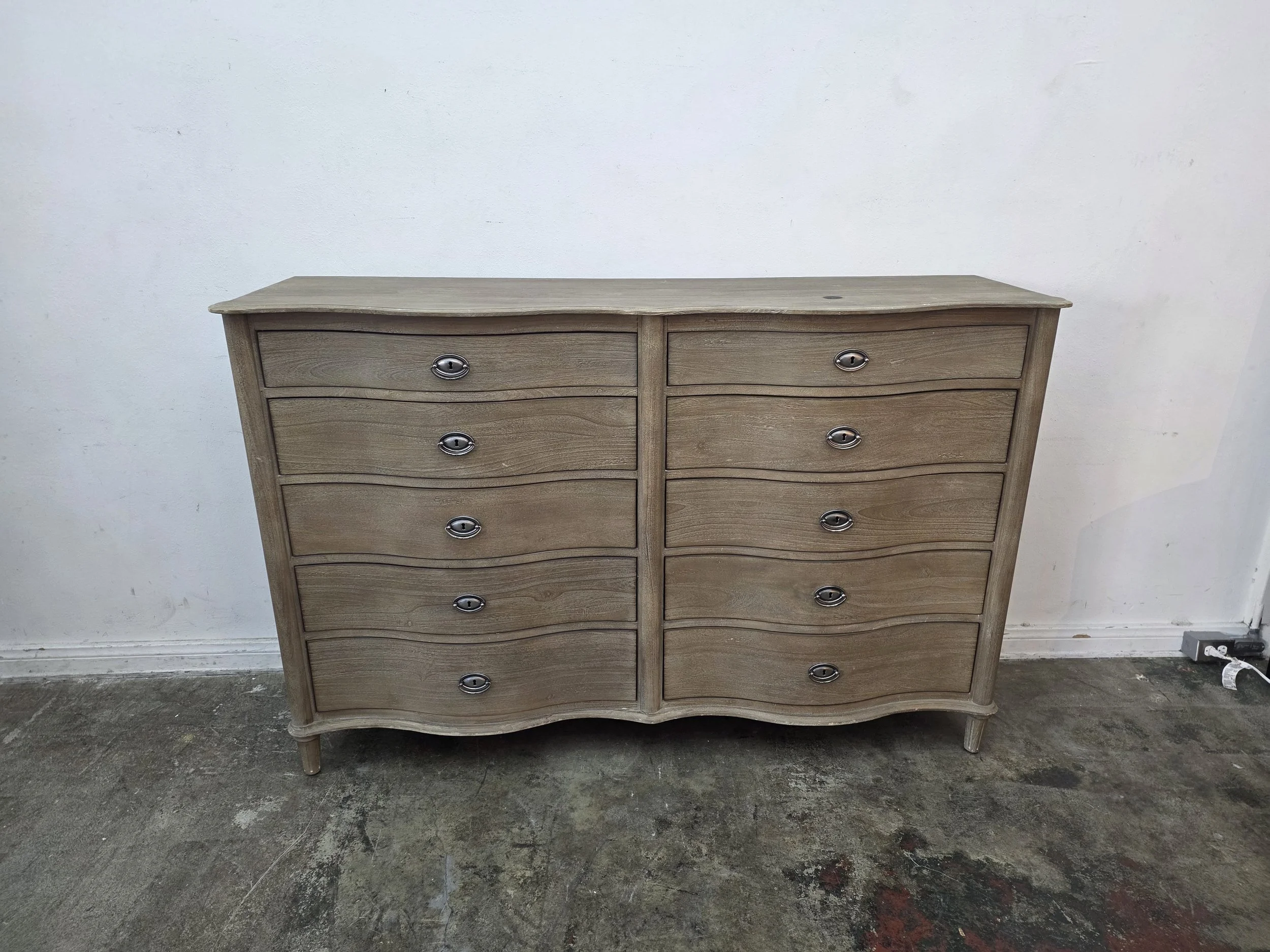 Restoration Hardware Empire Rosette Ten Drawer Dresser As-Is