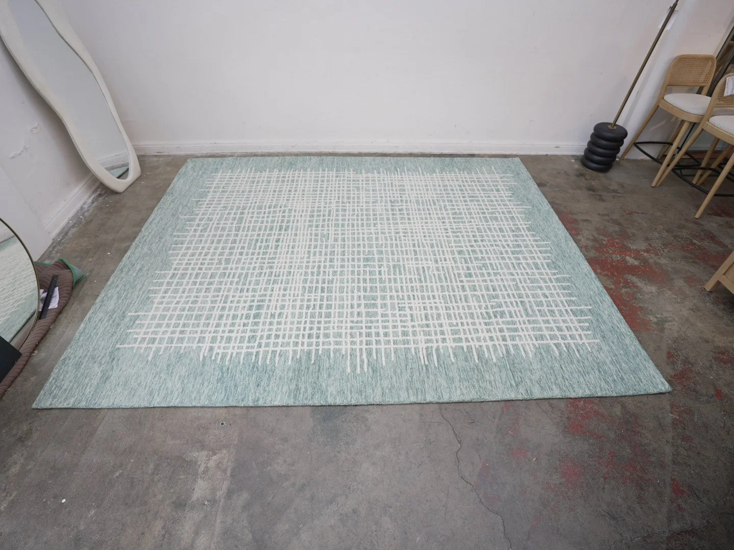 Feizy Maddox 8630F Teal Multi Rug