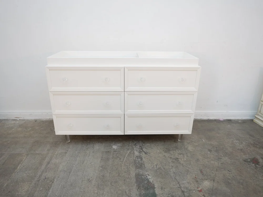 white dresser pottery barn Sausalito 8-Drawer Dresser, Montauk White, 66" step hand finish for a polished Dillon 6-Drawer Dresser, Seadrift |