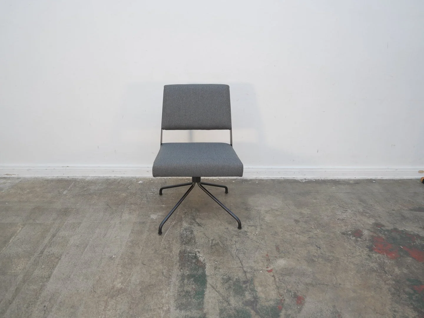 Emmeline Swivel Office Chair - Slate Grey/Black