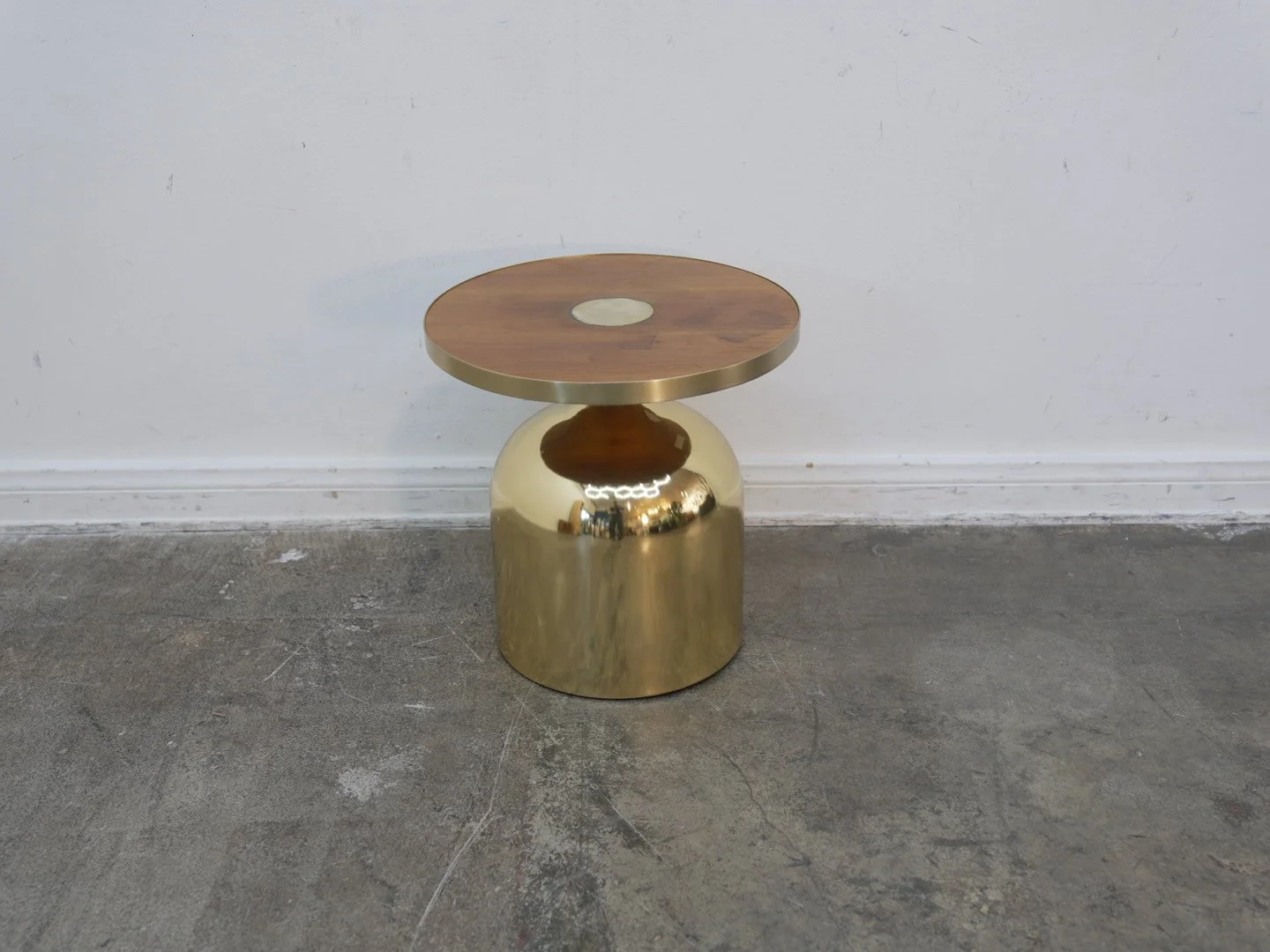 CB2 Bousaf Side Table in Gold