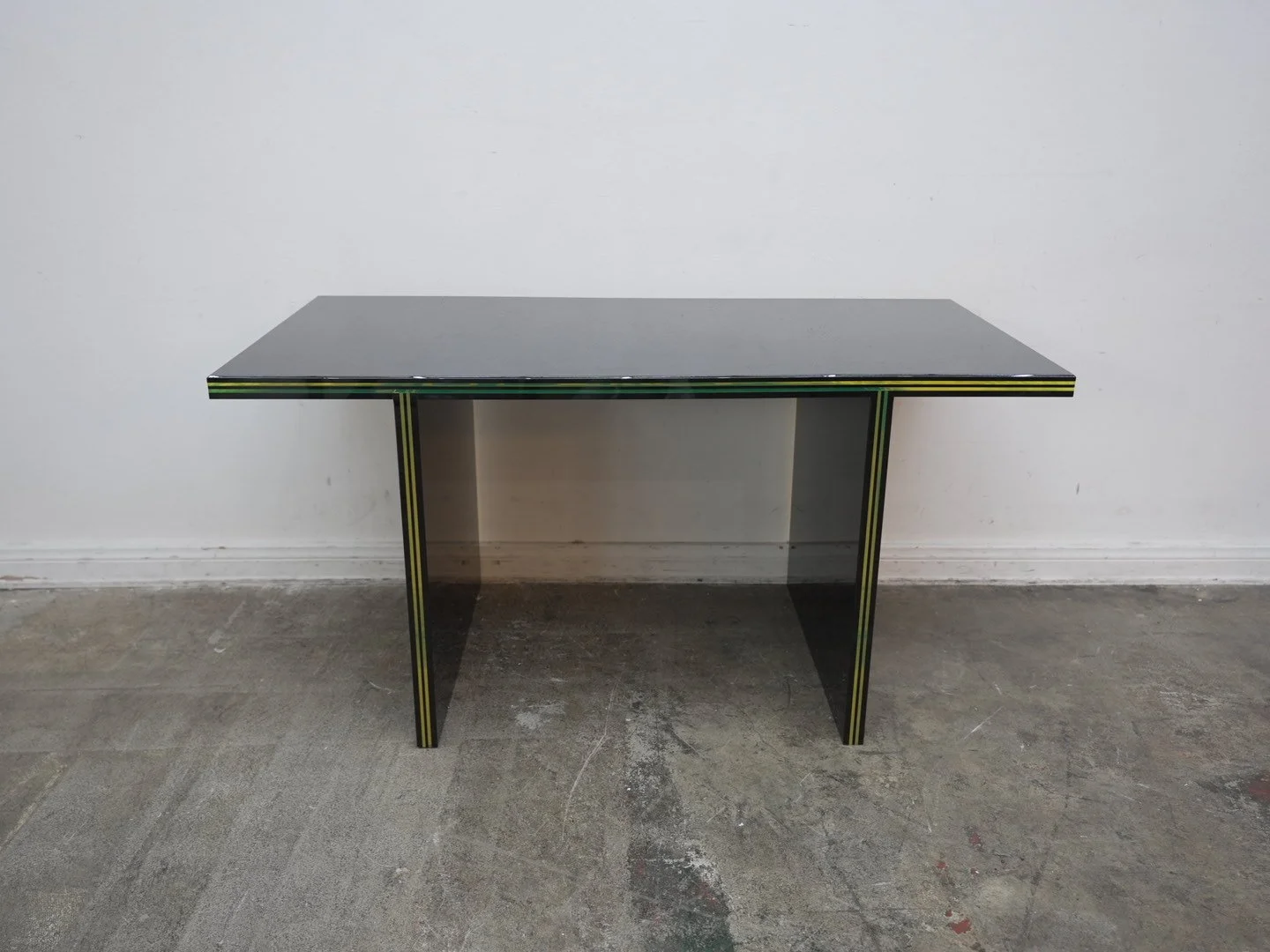 Alexandra Von Furstenberg Table/Desk in Black and Green