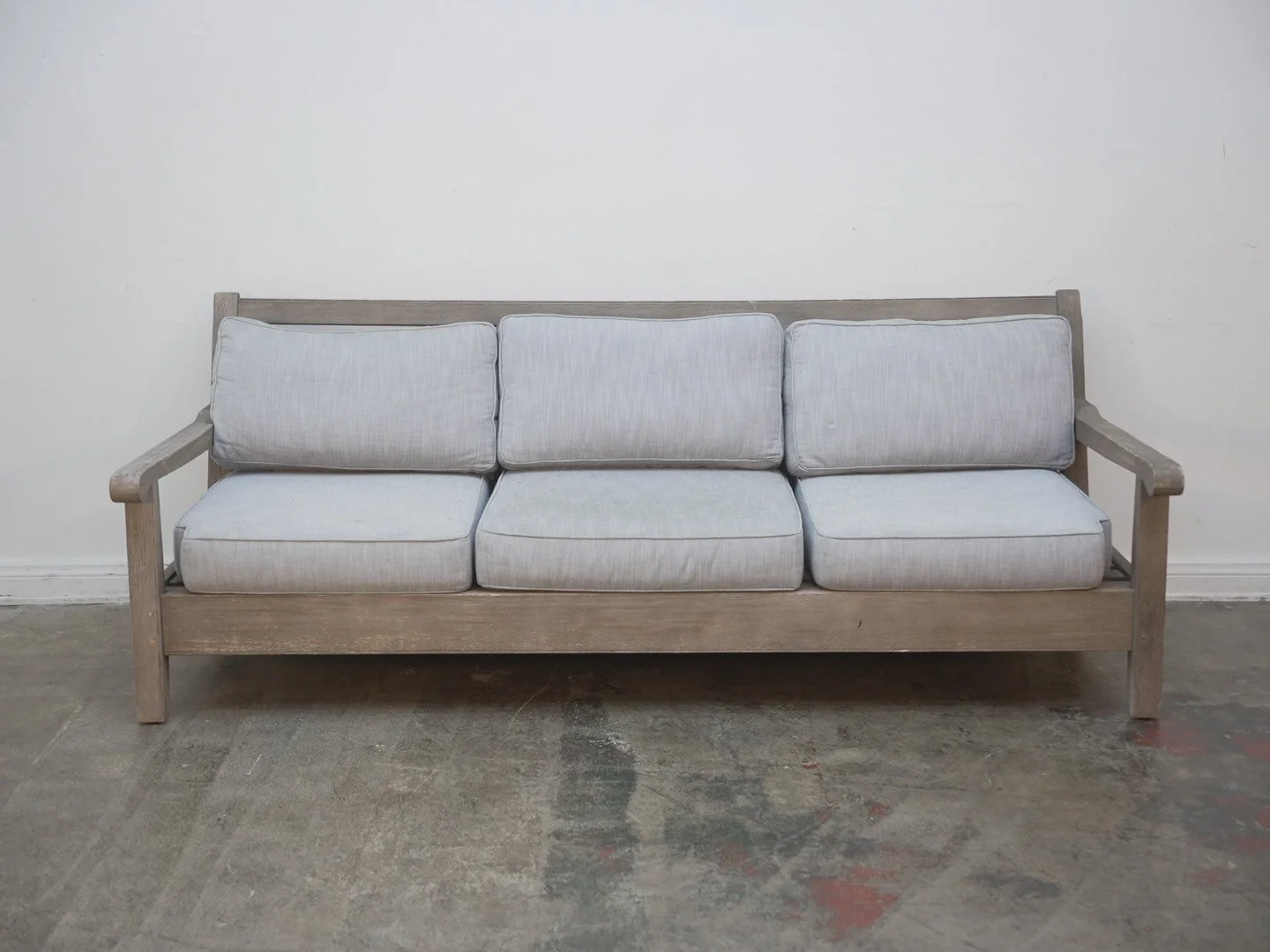 Restoration Hardware Leagrave Teak Sofa As-Is