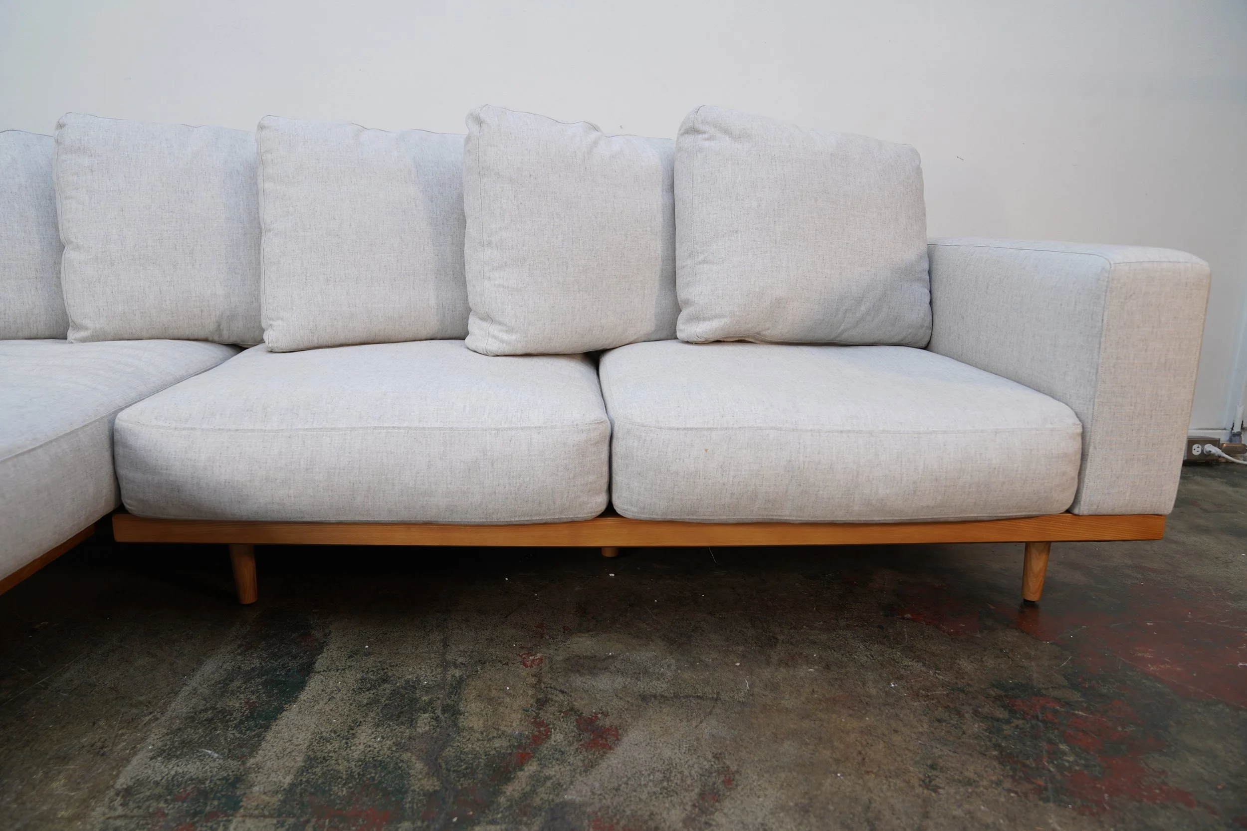 Interior Define Sloan Chaise Sectional — Rebound Furniture & Decor