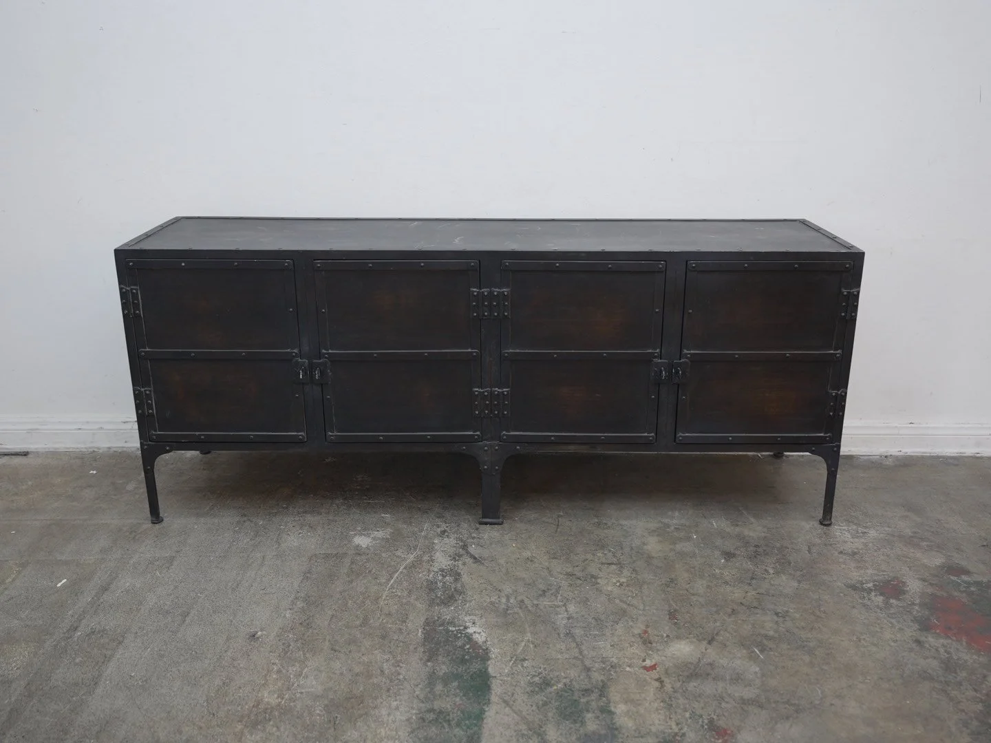 Restoration Hardware Industrial Tool Chest Console