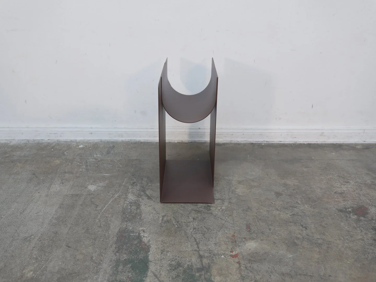 HEM Glyph Side Table Alpha, Chocolate Brown