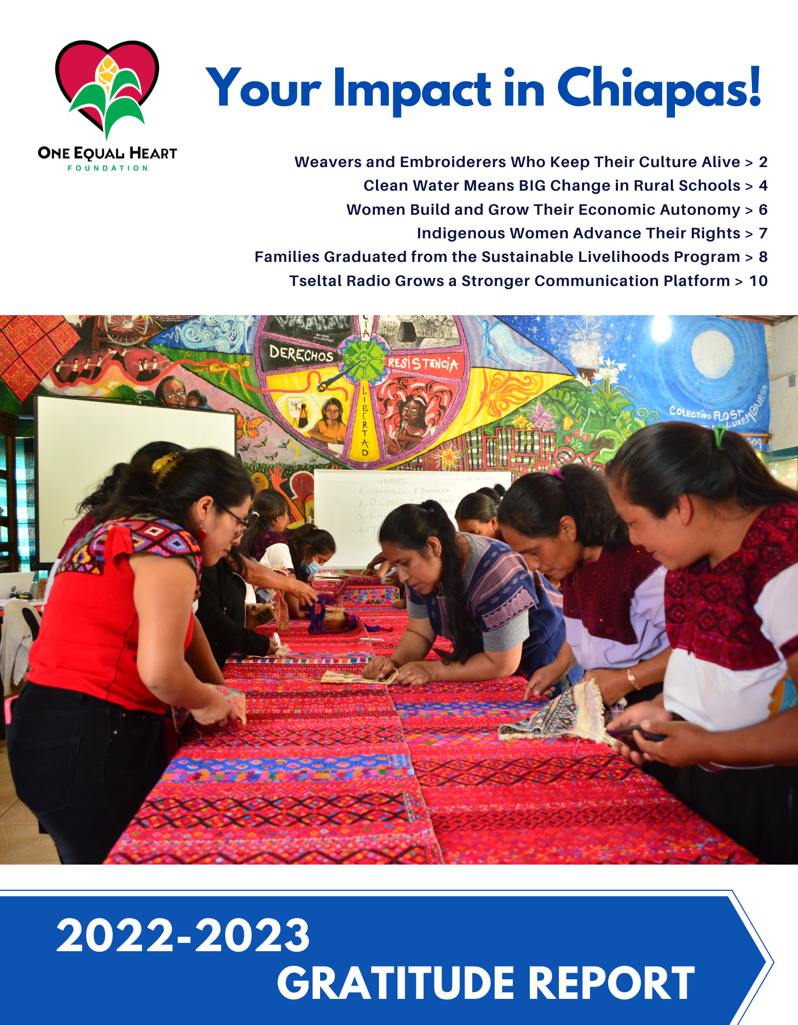 2023 Gratitude Report (Copy) — One Equal Heart