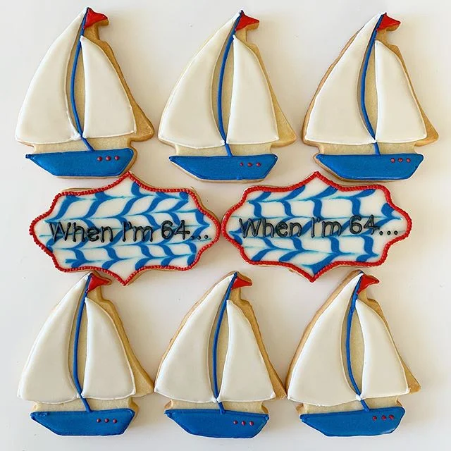 🎼&rdquo;Will you still need me, will you still feed me When I&rsquo;m 64&rdquo;🎶 Does anyone know who sings this song? Check out this sailing birthday set with some inspiration from the song above!!