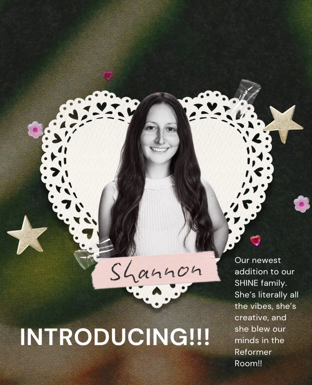 No, we LOVE her. And you&rsquo;re going to, too! Meet your newest Reformer Instructor, Shannon!!