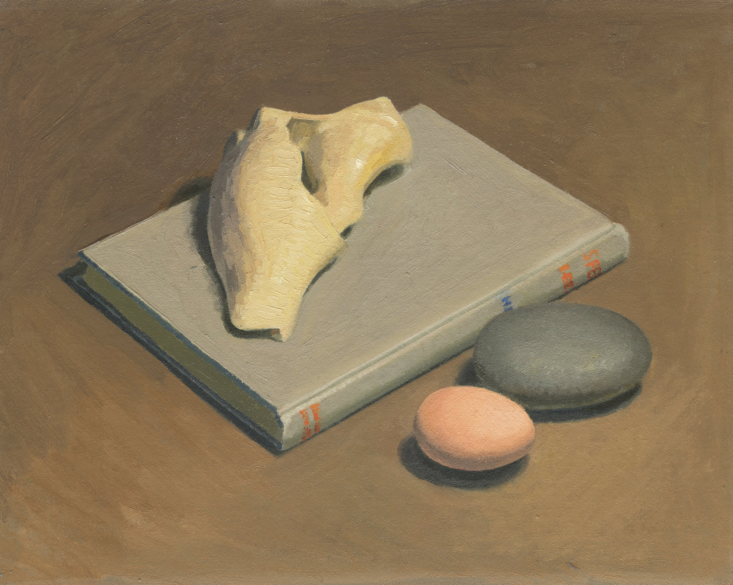 Still Life with Shell and Book