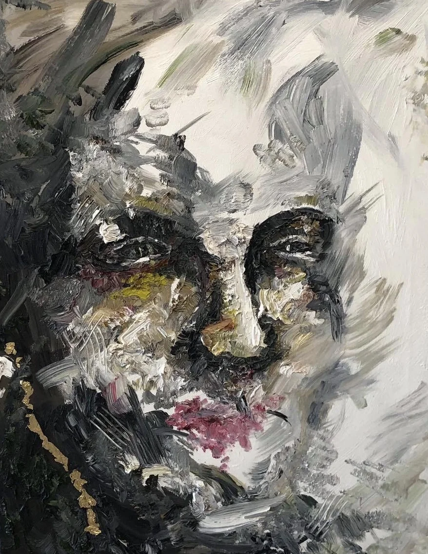 Independent piece painted from observation, 18x20”, oil paint, 2018.