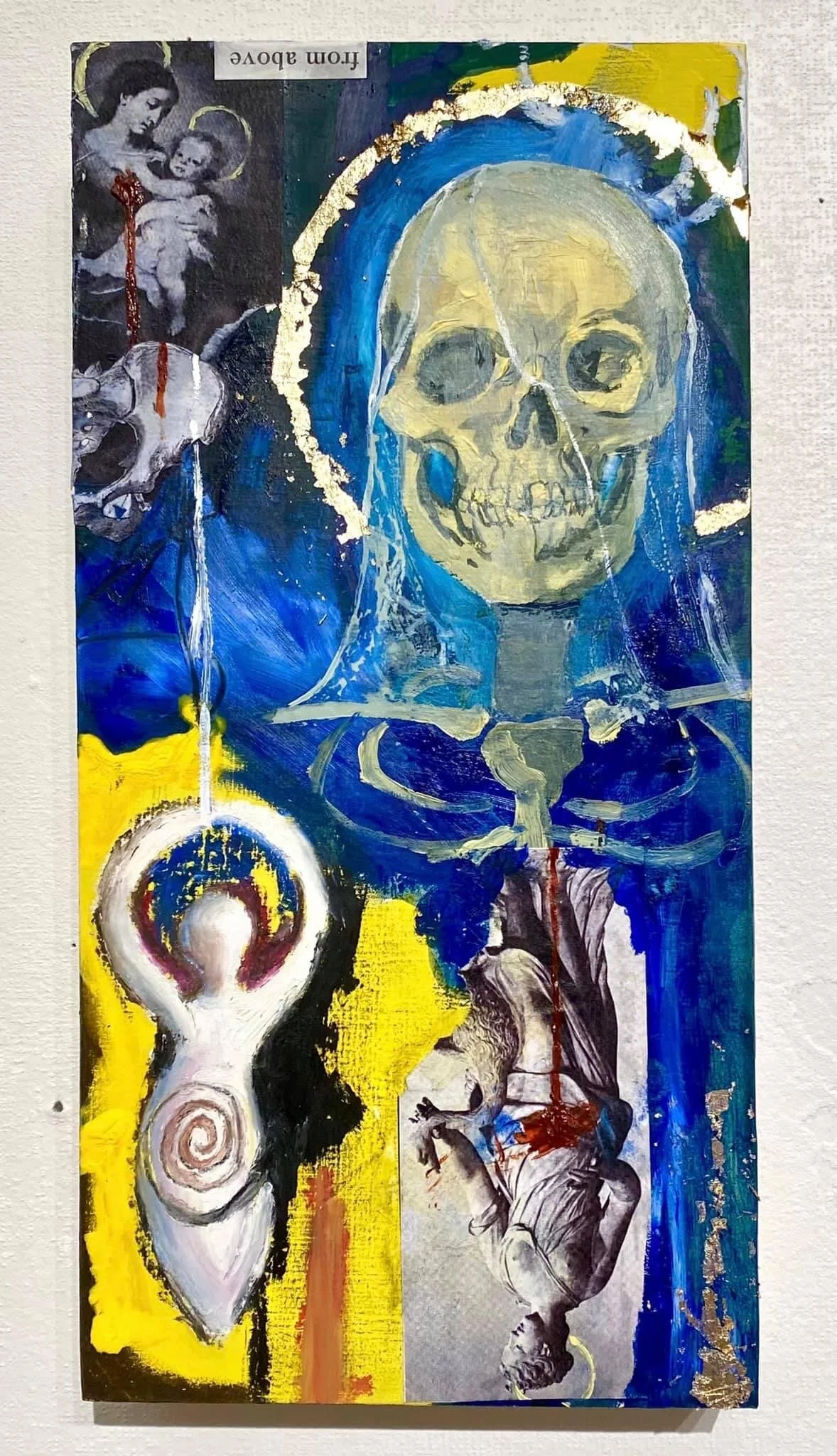 6x12”, mixed media.