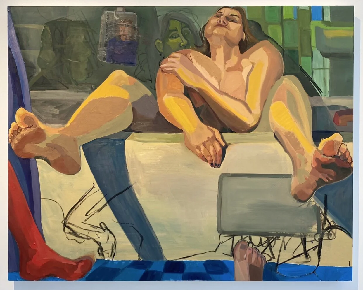 Painted from observation, 38x48”, oil paint.