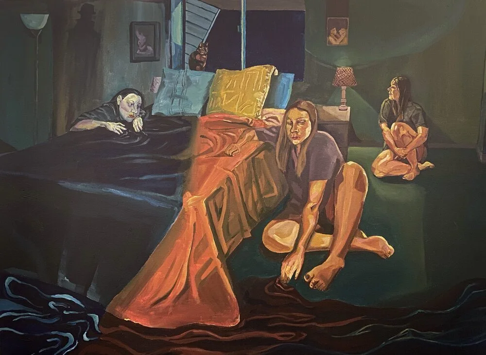 30x40”, acrylic.