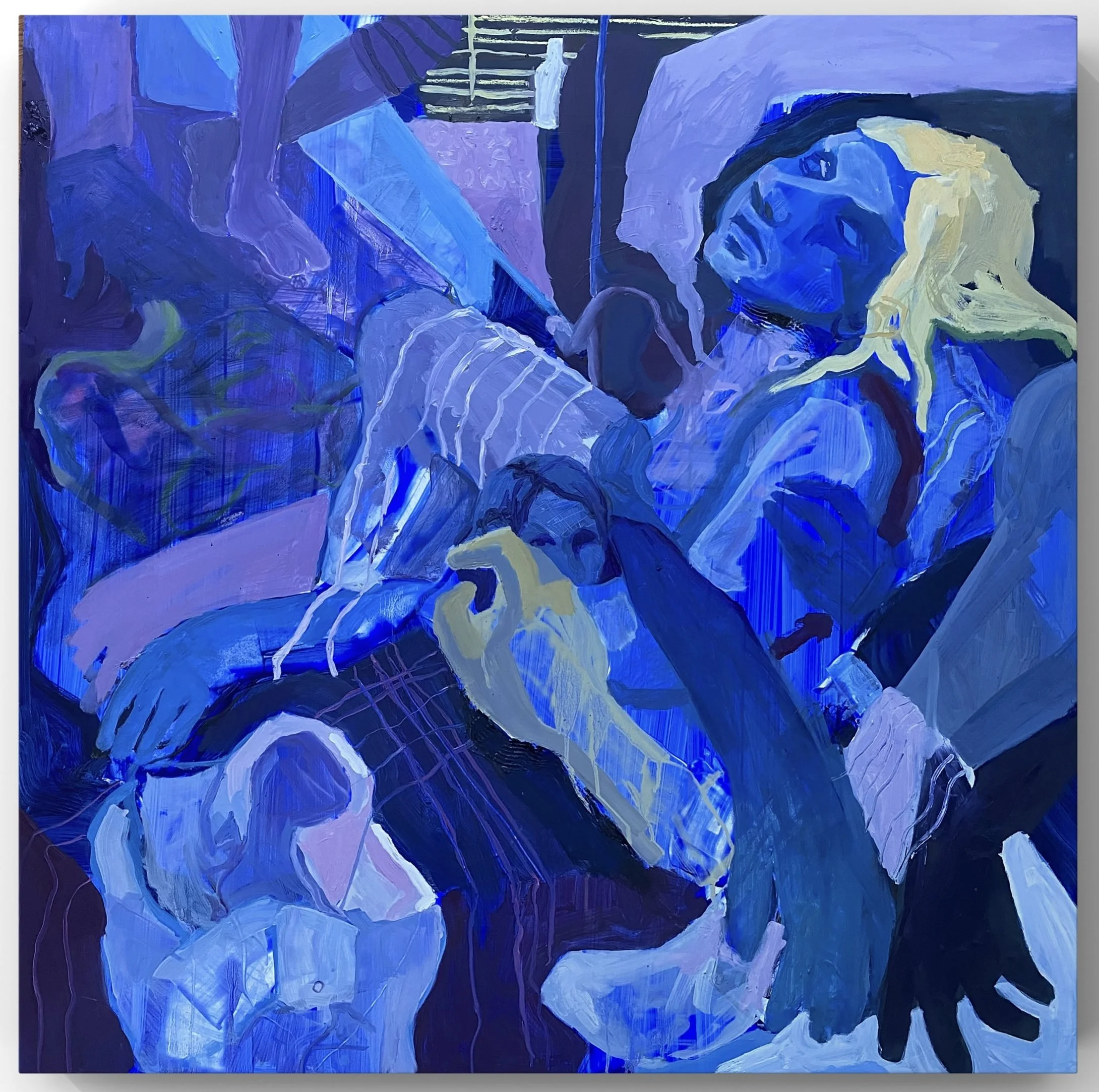   Sink and Settle, Shoulder Me Under  | oil on gesso-board | 36x36 in | 2022 