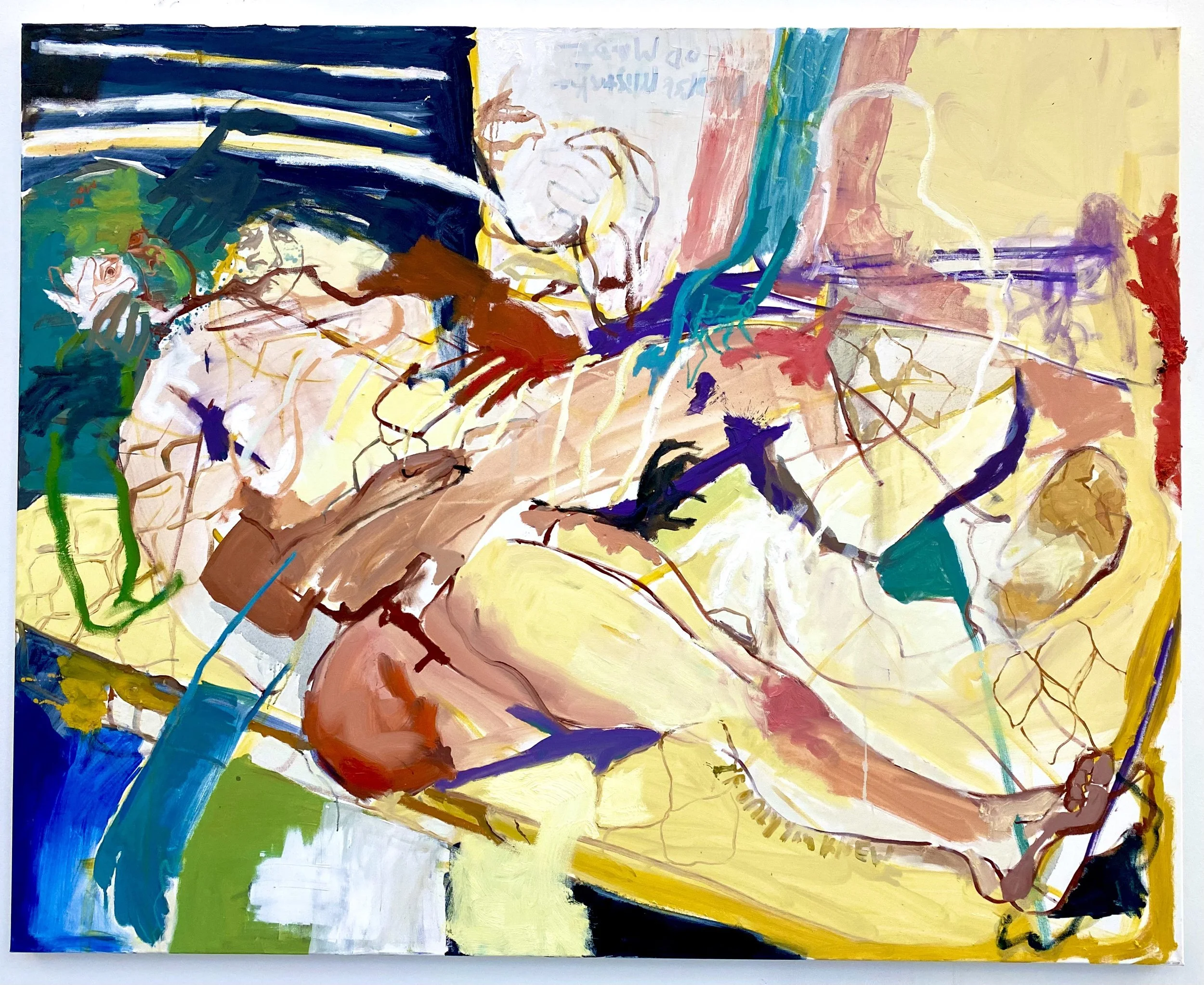   Blood Clots and Migraines  | oil on canvas | 48x60 in | 2021 