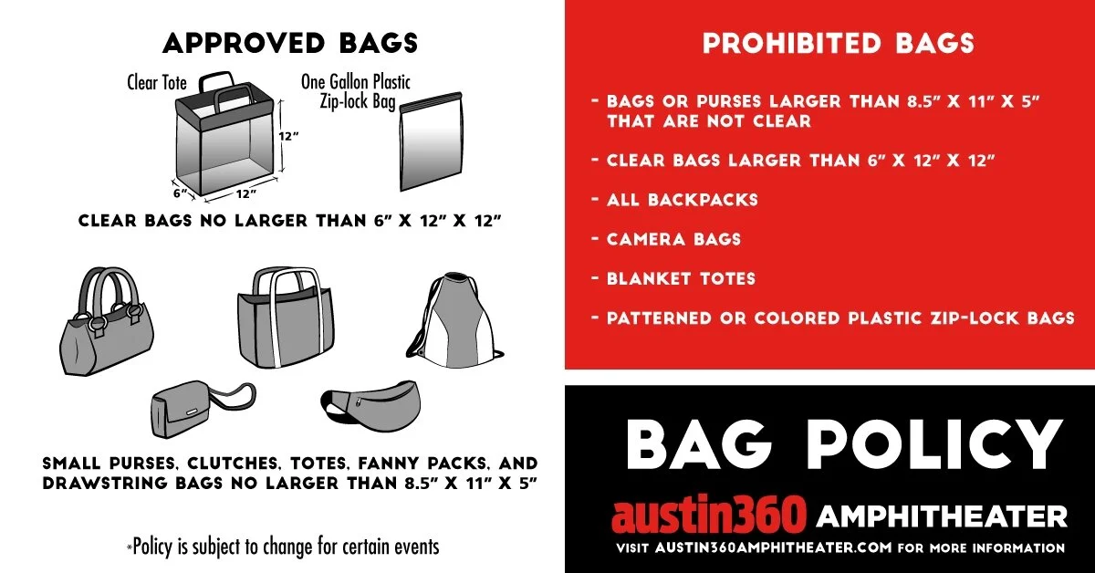 Cota Bag Policy Formula 1