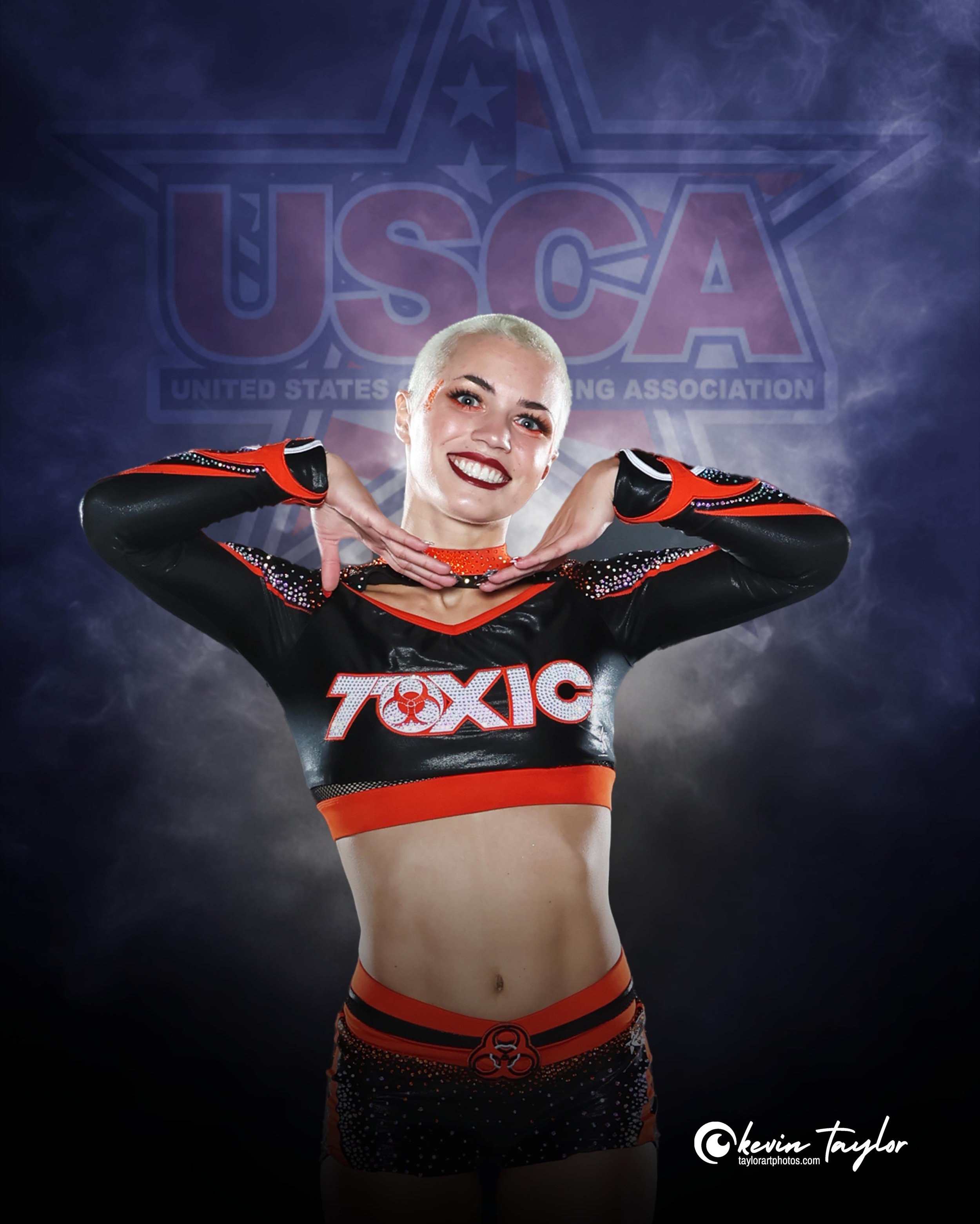 Toxic Competitive Cheer Athlete Portrait
