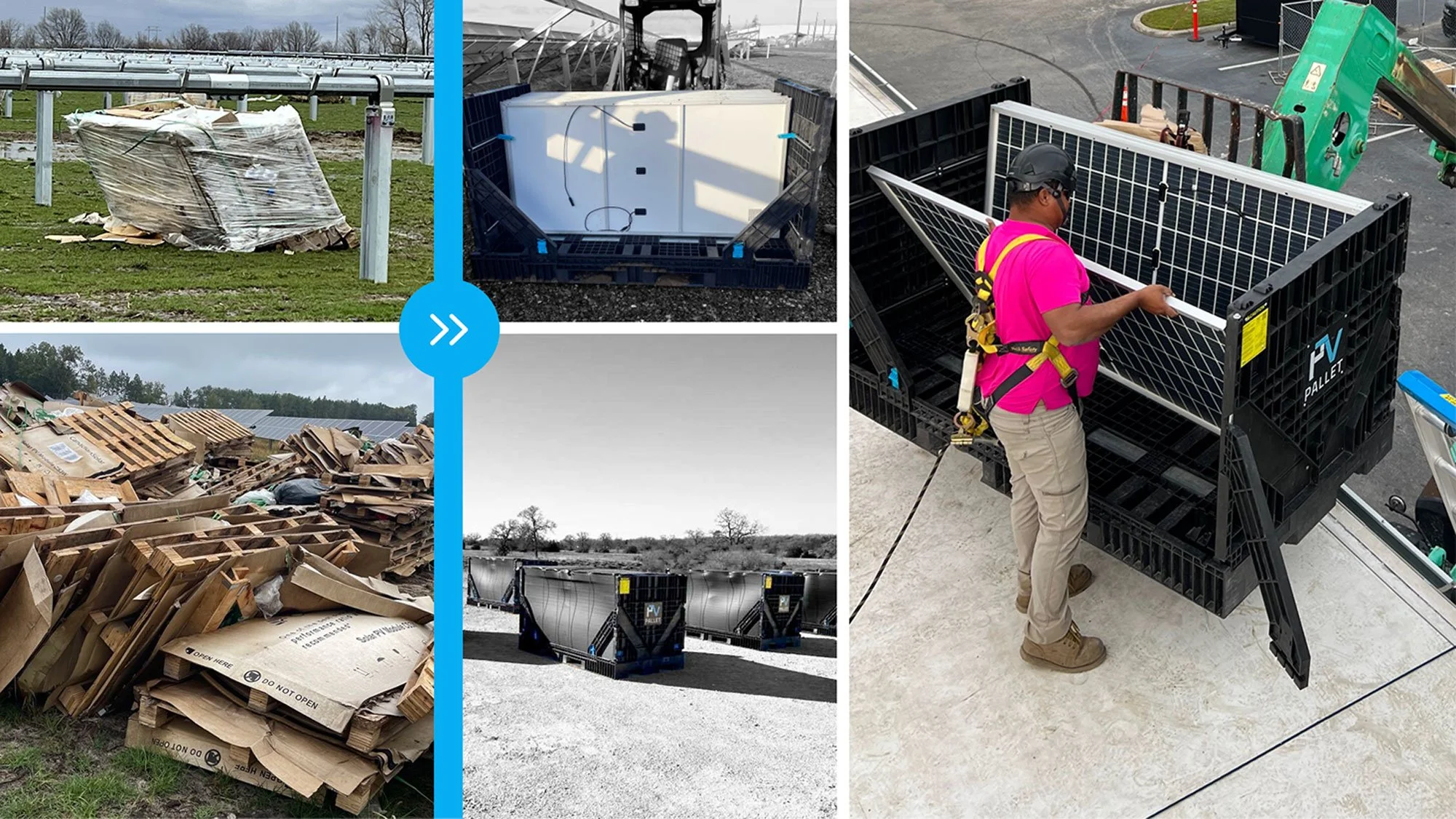 Wood vs. Plastic Solar Panel Pallets:  Total Cost of Ownership Breakdown