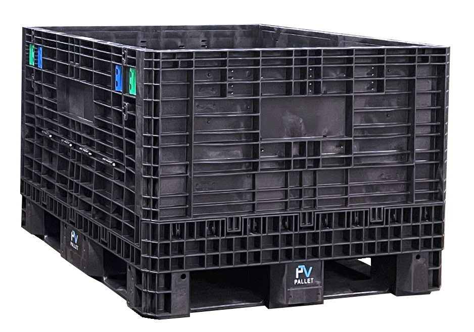 PVpallet BOS Bulk Bin 2,000 lb Capacity Reusable Packaging — Sustainable Packaging for the