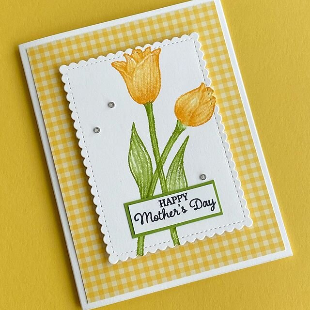 Mother&rsquo;s Day is next Sunday!  Here&rsquo;s three simple and easy ways to use the Timeless Tulips stamp set to make a pretty card for the Mom in your life. ❤️ #mothersdaycard #handmadecard #timelesstulips #stampinup #stampmaking #stampinupdemons