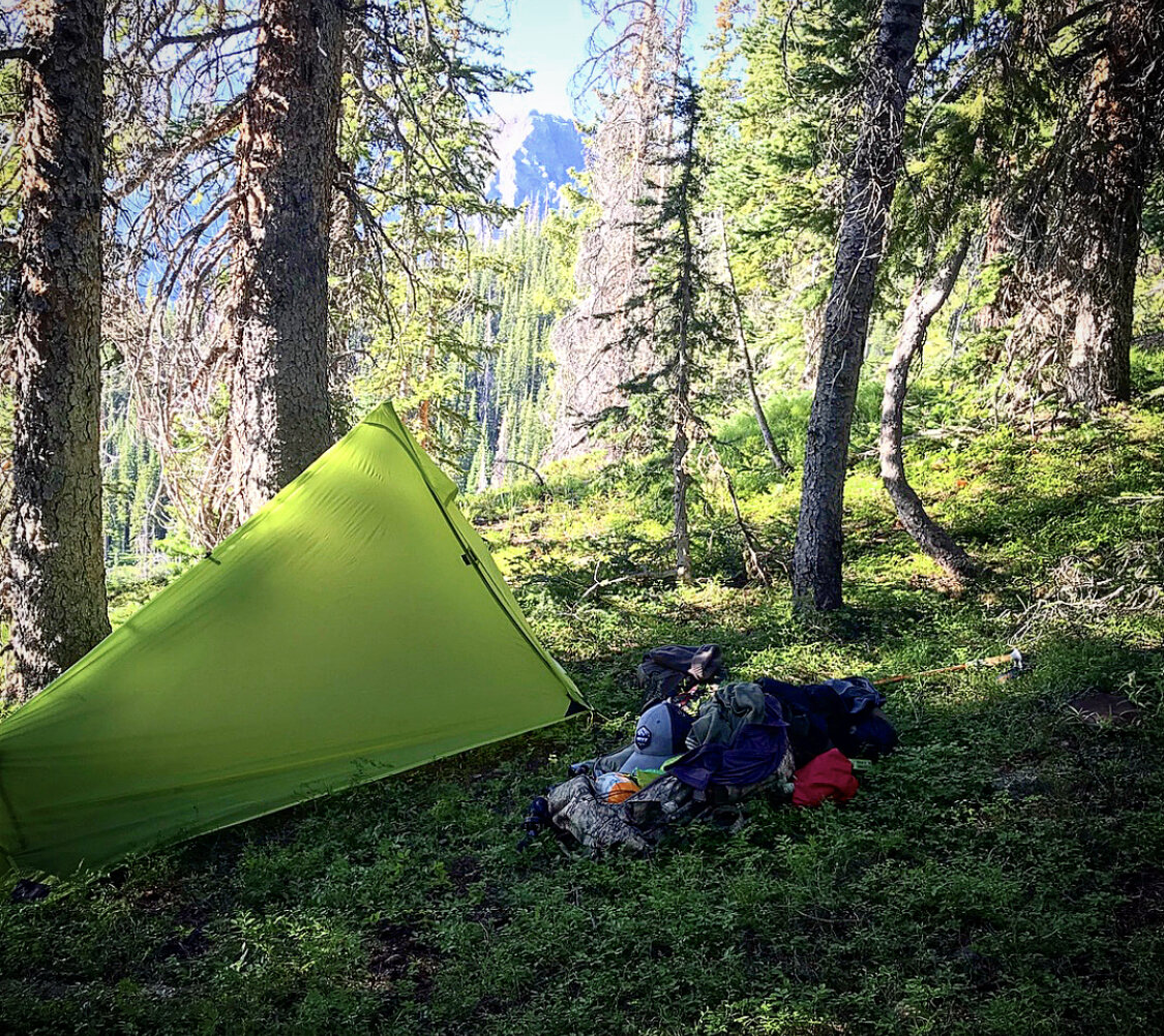 Set up with Kelty Aluminum trekking poles, this solo tent is perfect for quick trips into the backcountry.