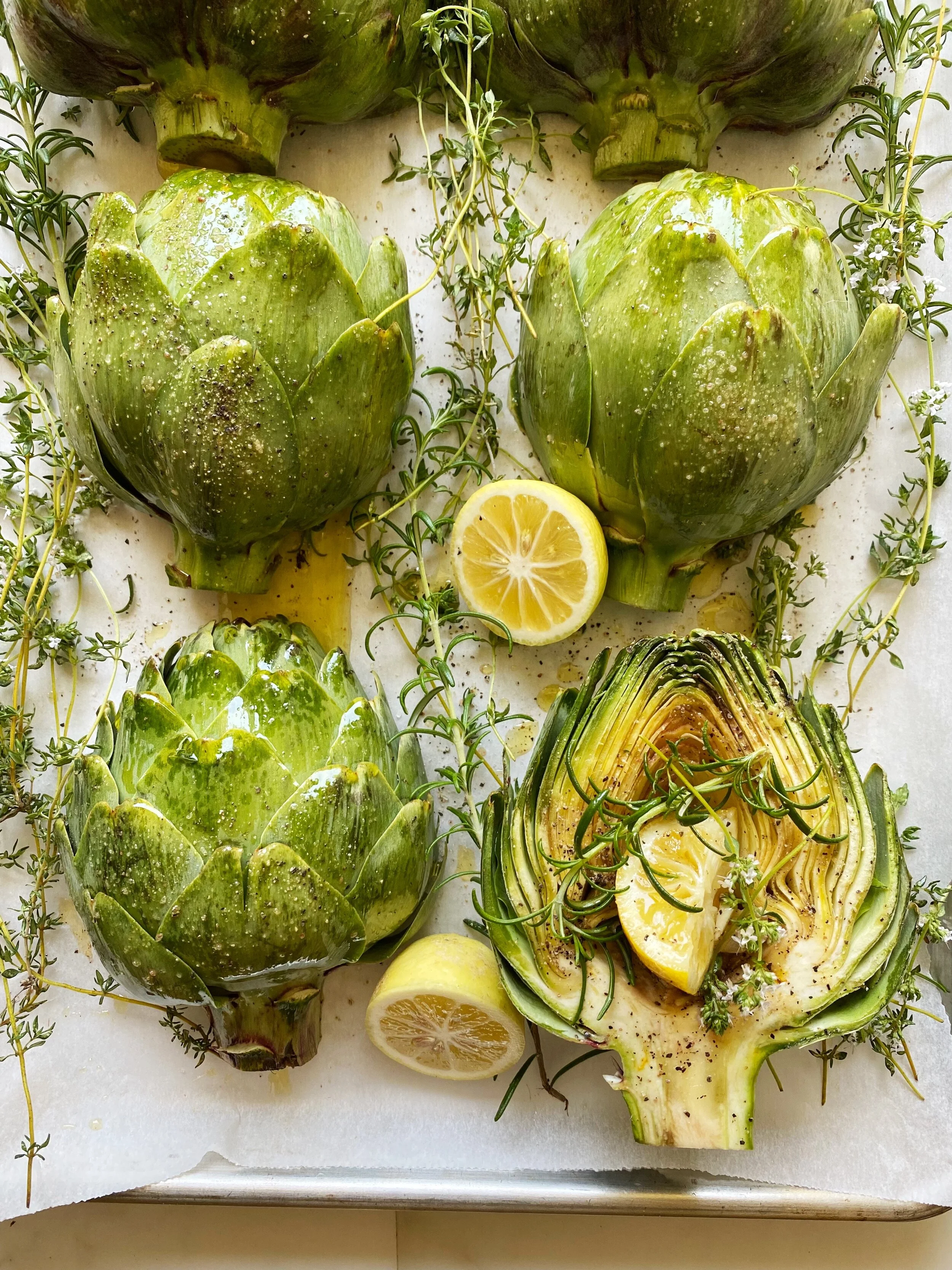 Roasted Artichokes
