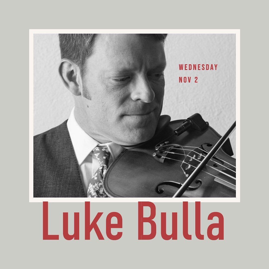 Grammy award winner Luke Bulla will be up next on the Frontier Home stage, Wednesday Nov 2. Luke has recorded and played with everyone from Bela Fleck to Lyle Lovett. Look forward to seeing you there.