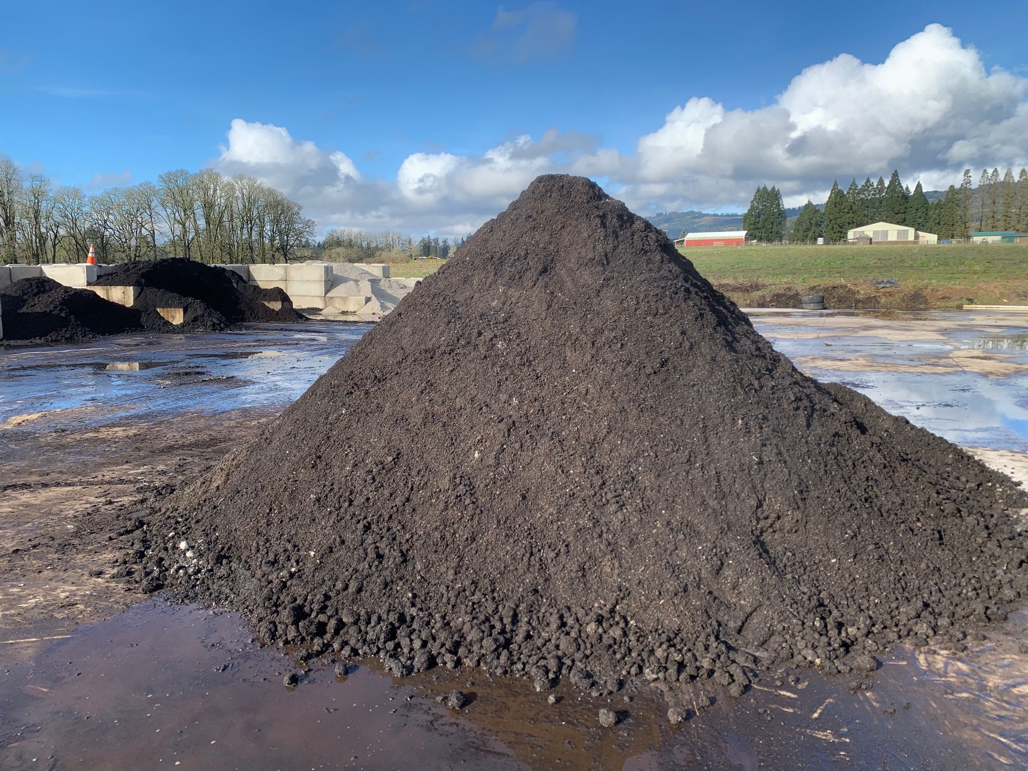Organic 20% soil mix made with compost and worm castings