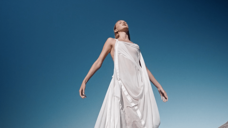 AllSaints Summer '25 Parachute Dress - The Baptism-high.gif