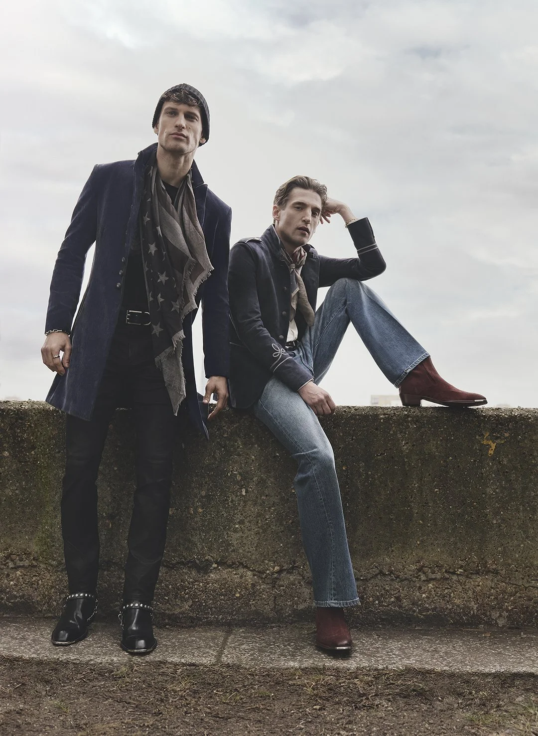 John Varvatos Fall 2026 menswear campaign, creatively directed and photographed by Cara Johnson.