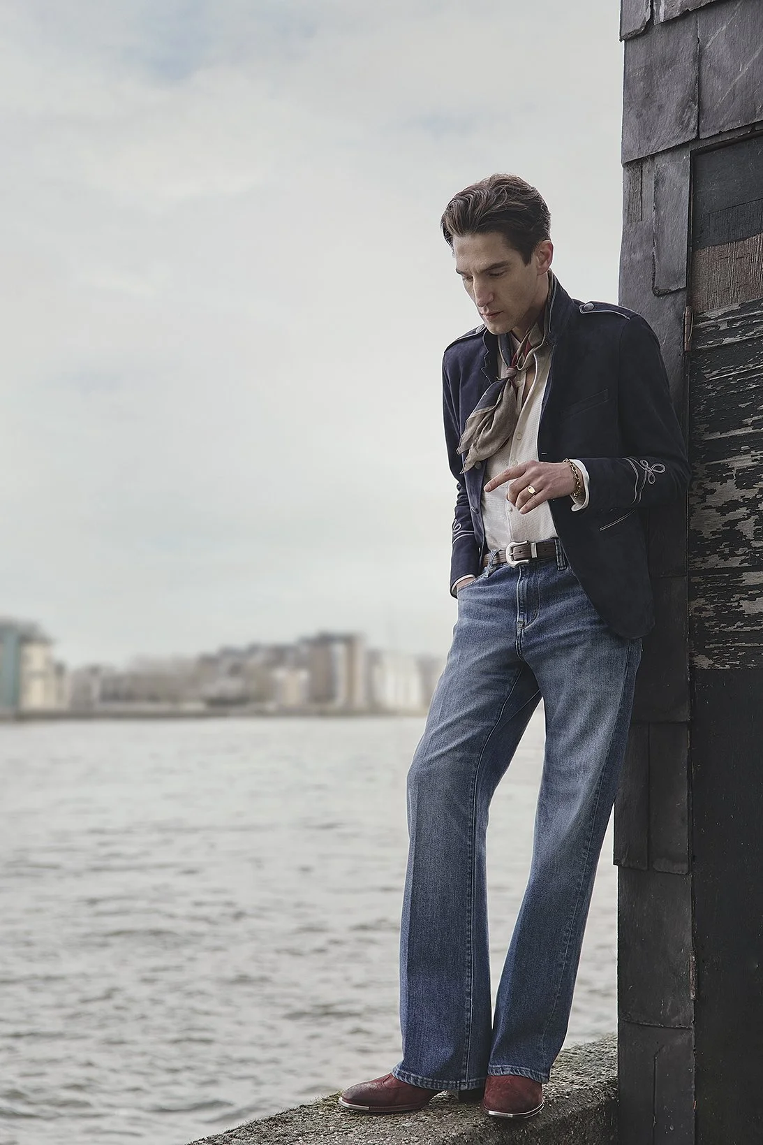 John Varvatos Fall 2026 fashion editorial, photographed by London-based photographer Cara Johnson.