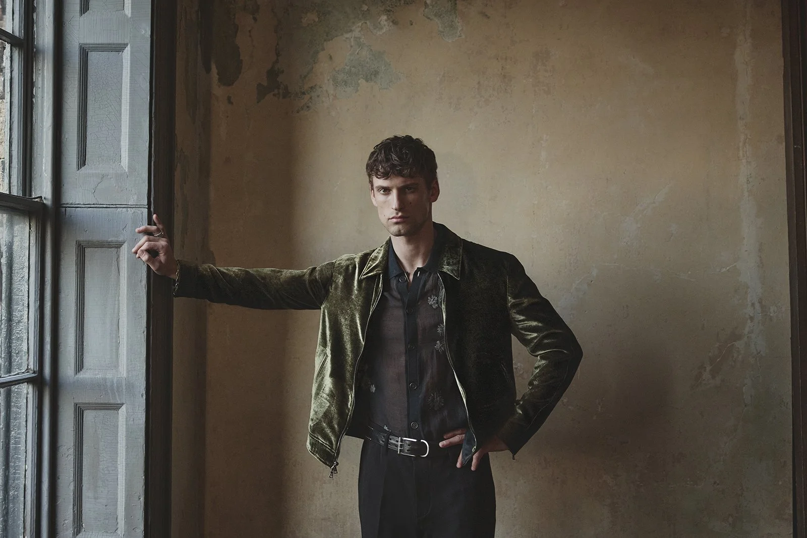 John Varvatos Fall 2026 fashion editorial, photographed by London-based photographer Cara Johnson.