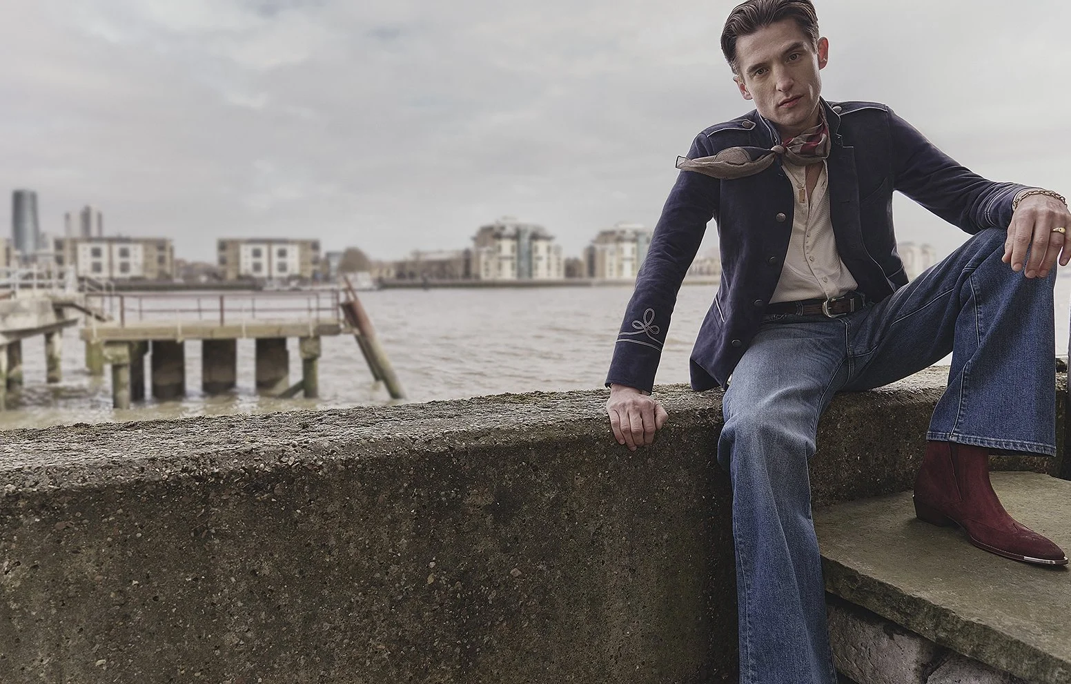 John Varvatos Fall 2026 menswear campaign, creatively directed and photographed by Cara Johnson.