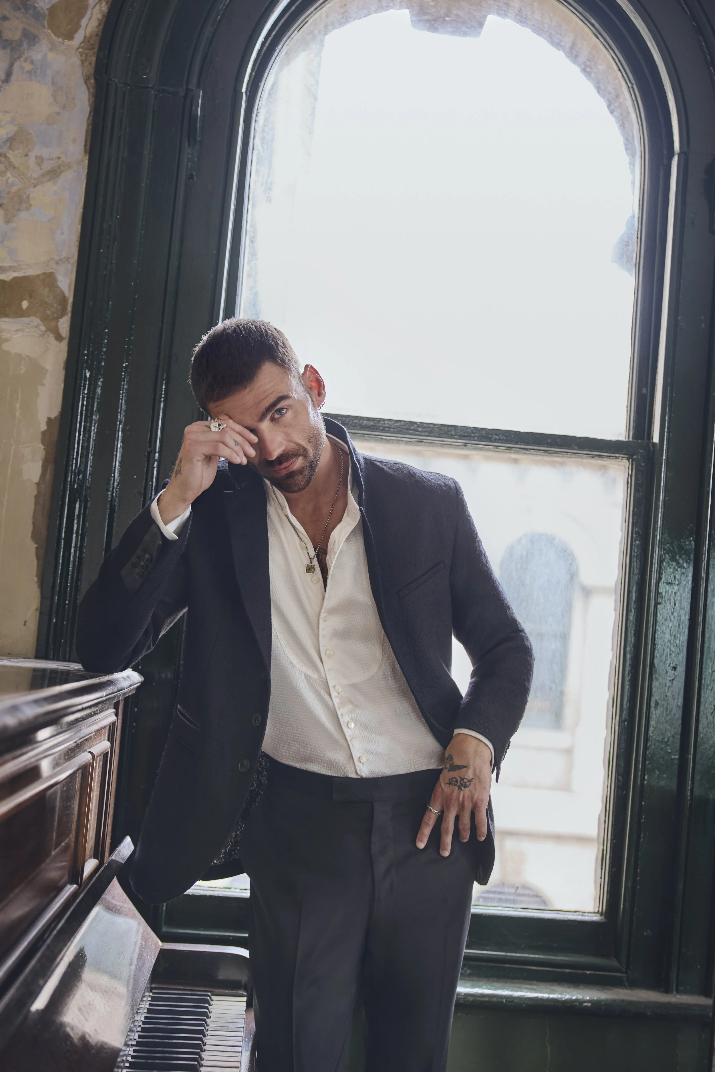 John Varvatos Fall 2026 collection campaign photography by Cara Johnson.