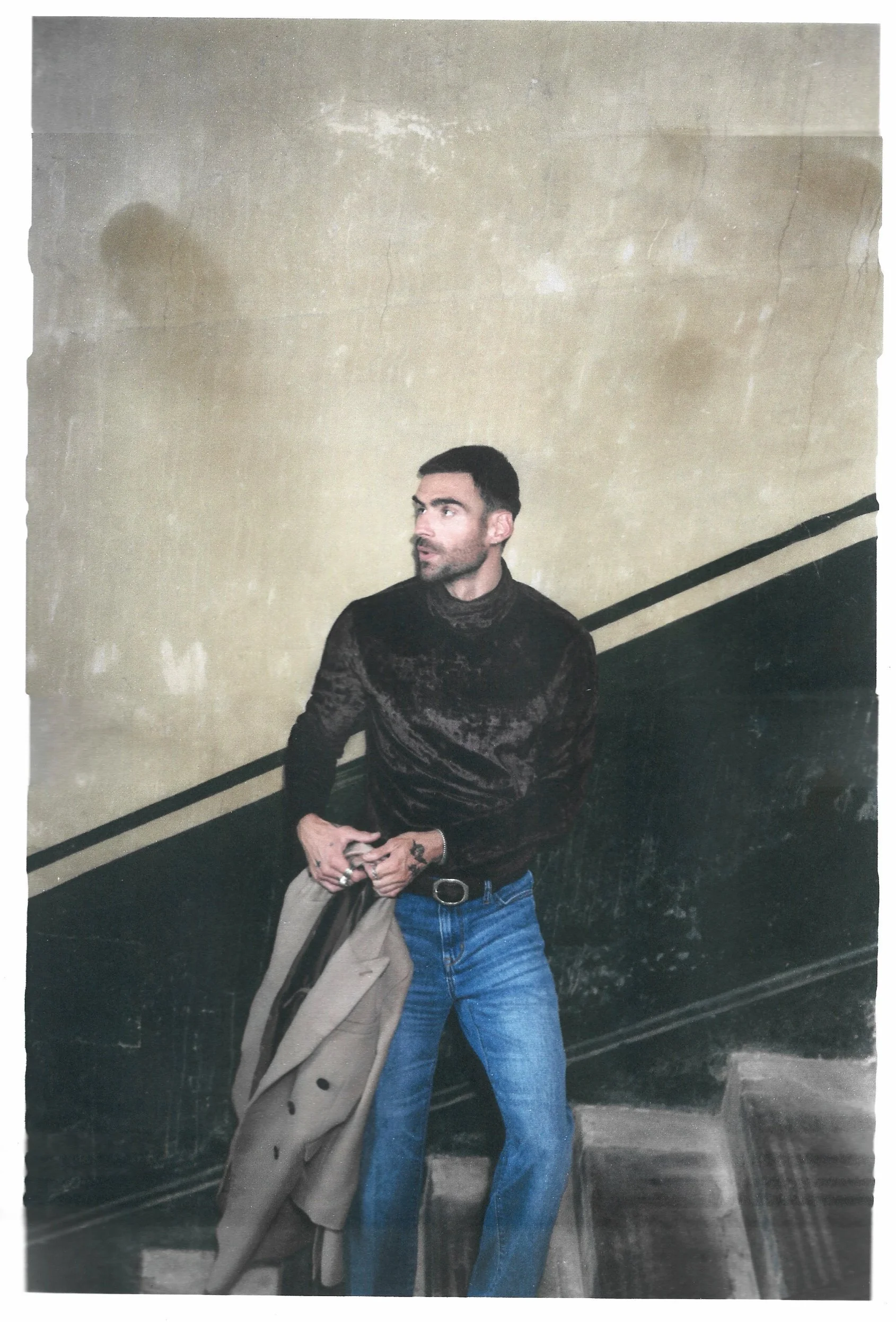 John Varvatos Fall 2026 fashion editorial, photographed by London-based photographer Cara Johnson.