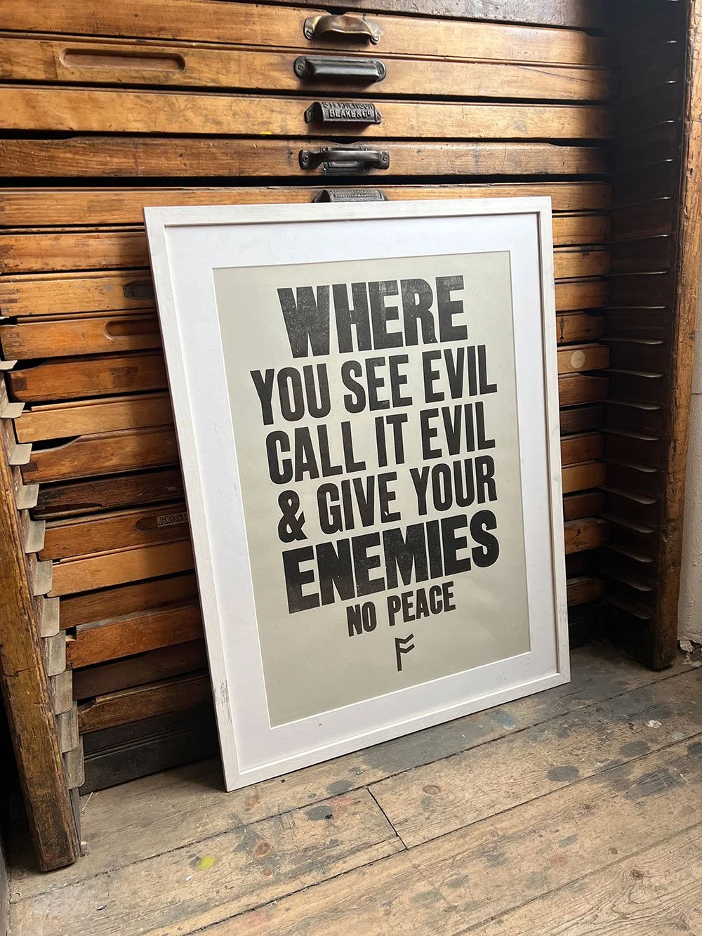 Give Your Enemies No Peace