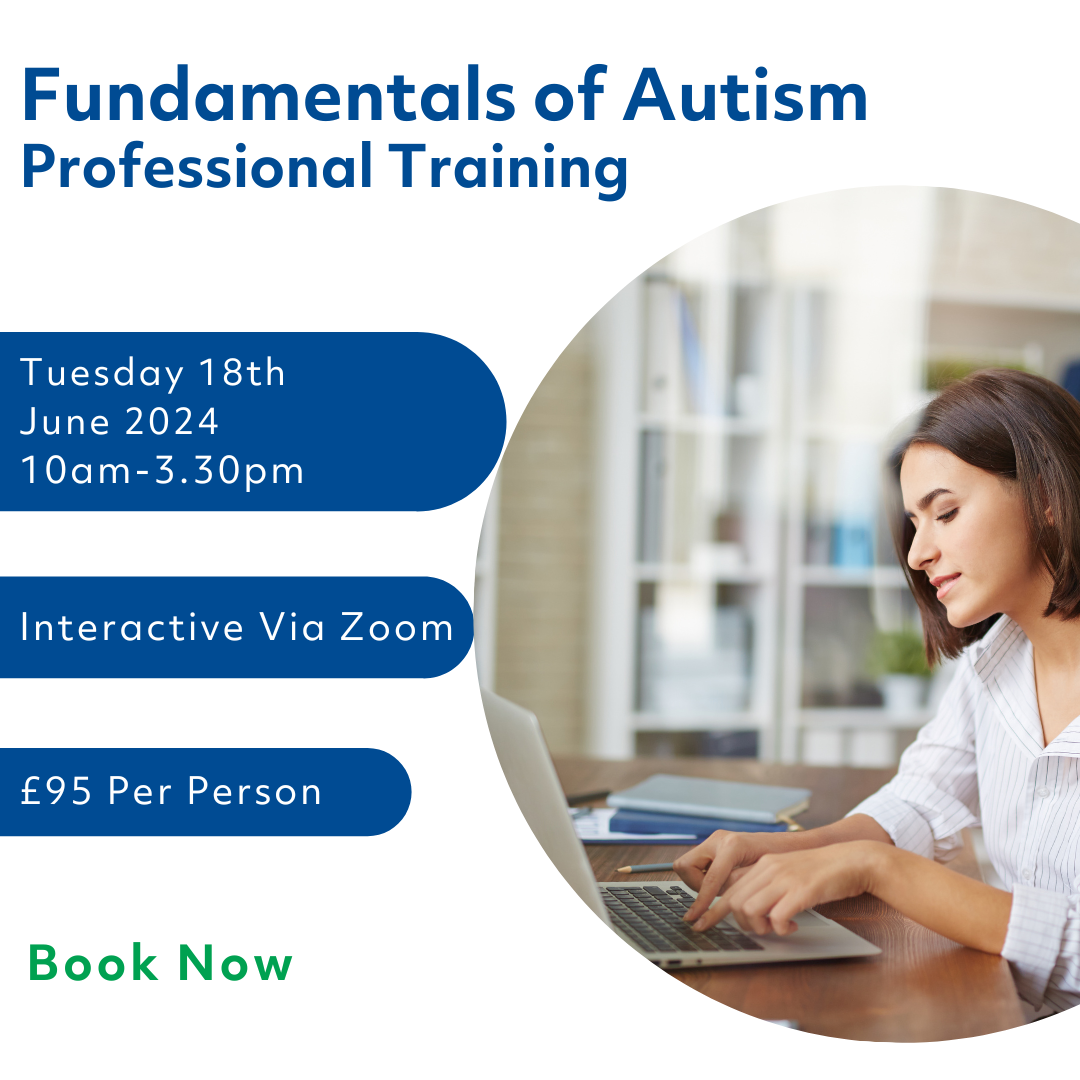 Autism NI virtual and face-to-face training courses for parents/carers