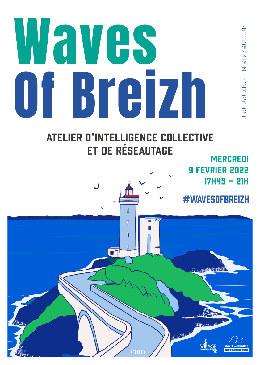 2022 Official Waves of Breizh - One Ocean Summit, Brest CI / Artwork by Camille Duvivier