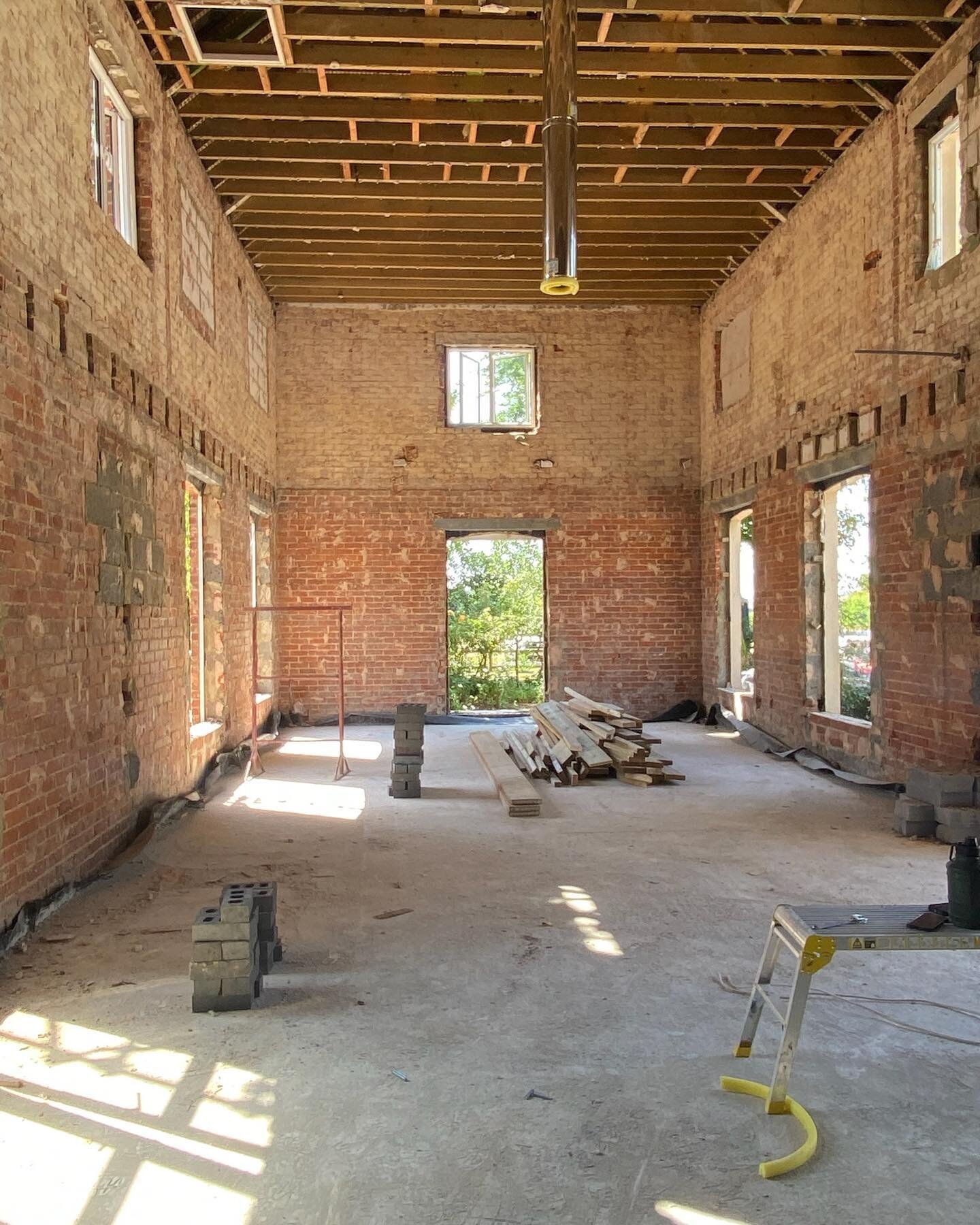 Same doorway, slightly different look! Stockbridge is coming on &amp; it is starting to look like a house again rather than an epic empty shell. There will be lots of updates on that coming soon, aswell as another we have now finished. We have been v