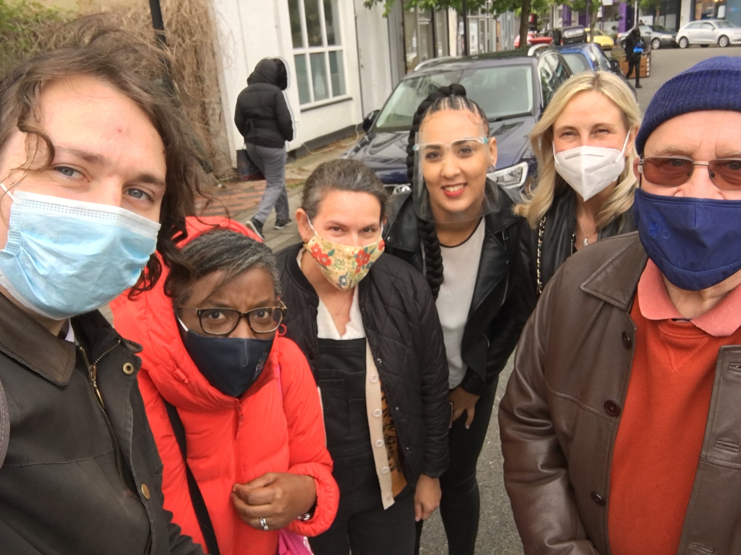 We met with local businesses on Melbourne Grove to discuss bringing a market to the street.