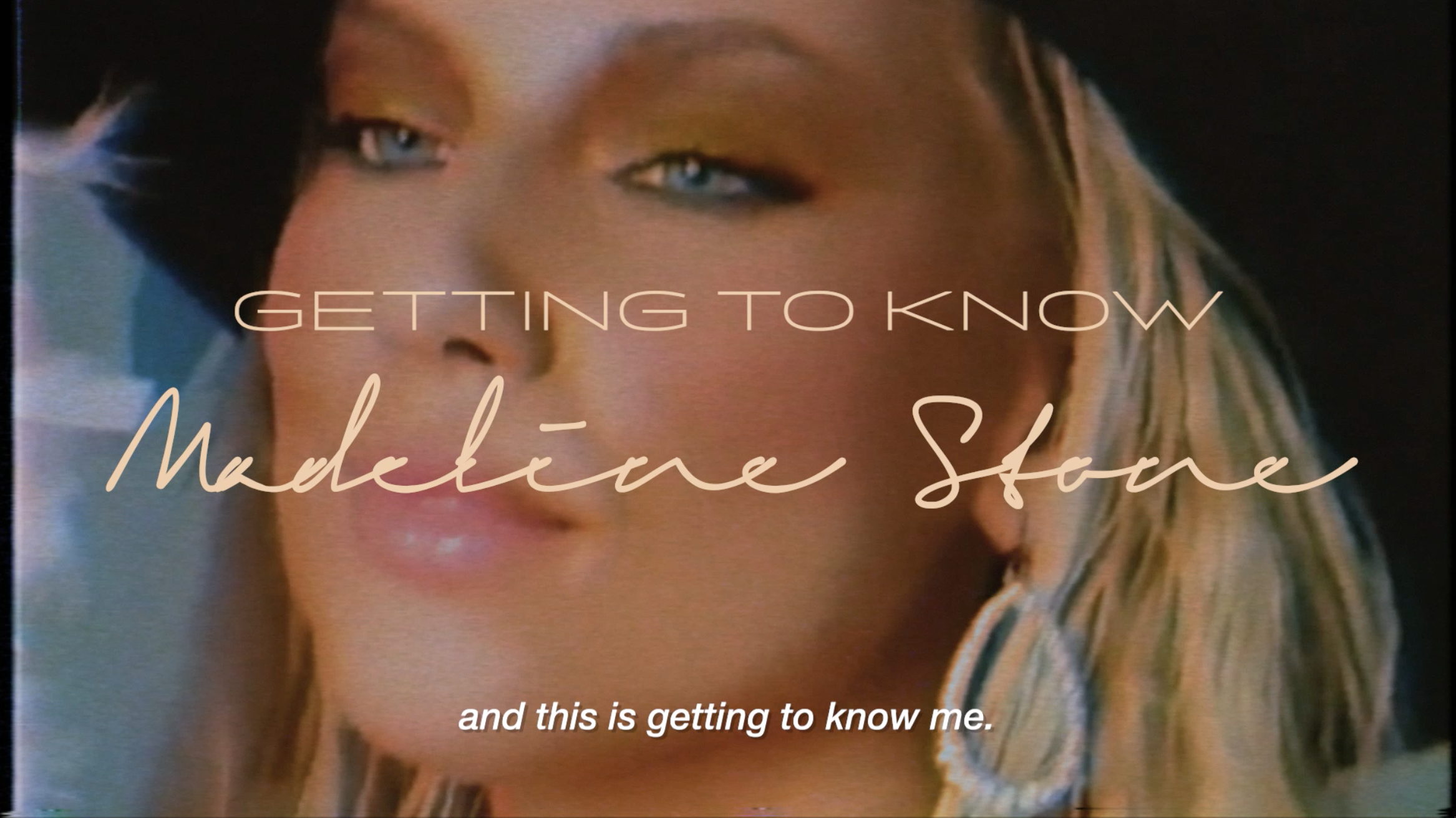 Get to Know Me
