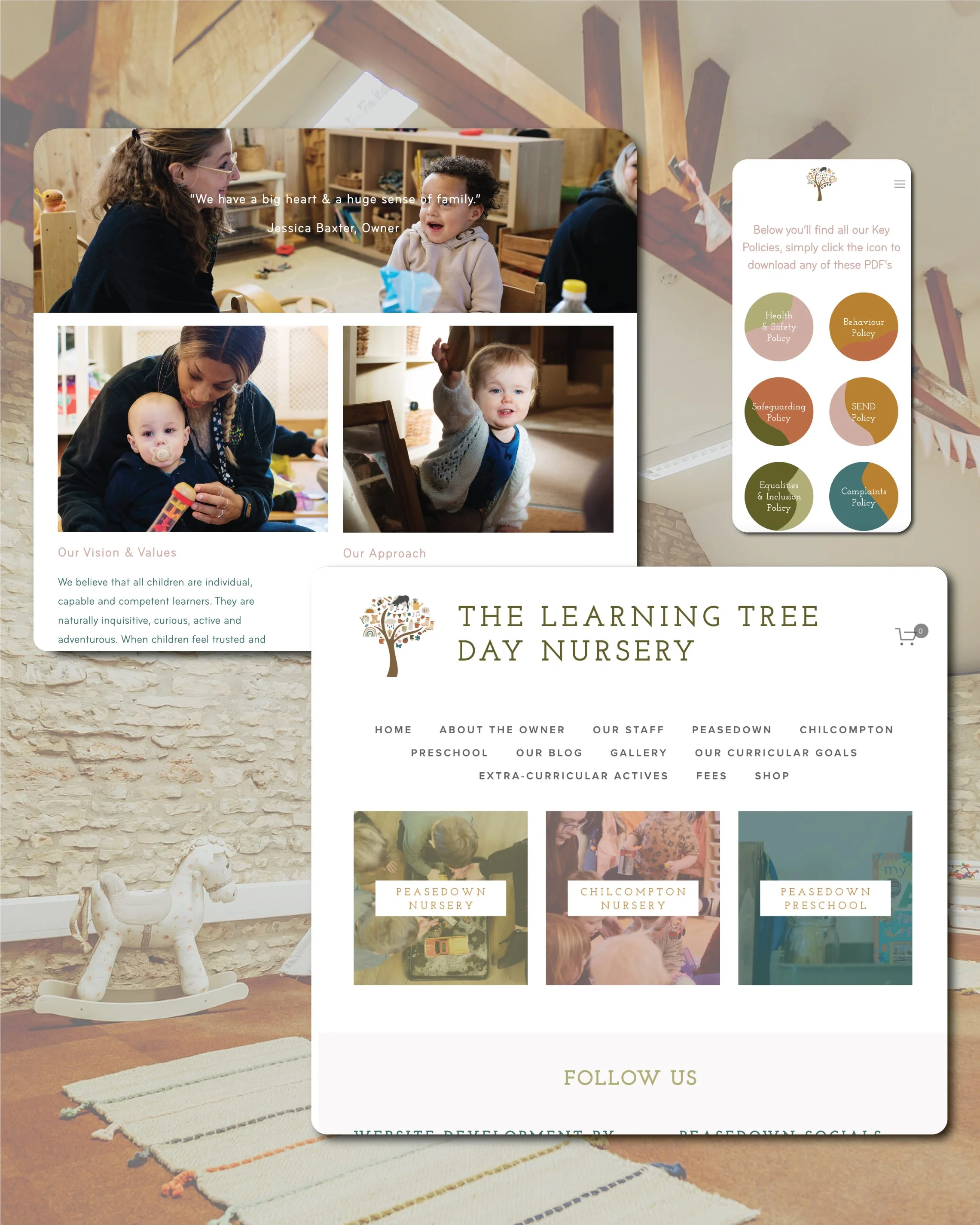 BRANDING, WEBSITE, MAGAZINE &amp; NEWSLETTERS - Learning Tree Nursery