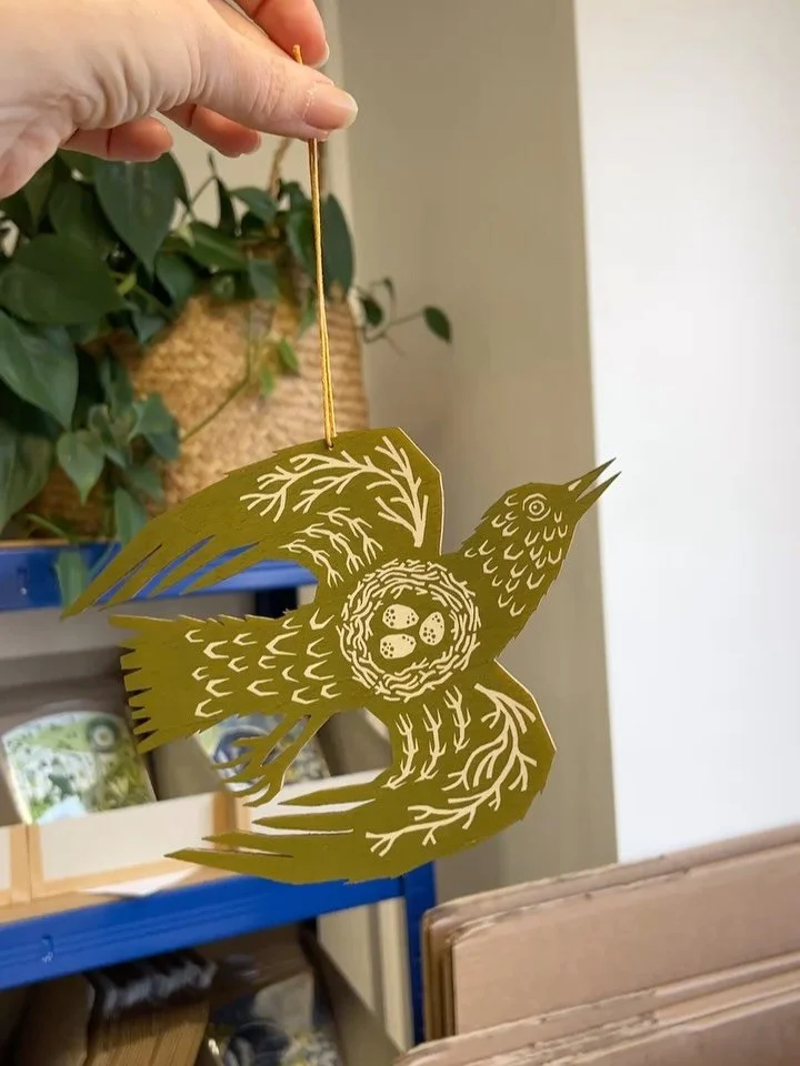 We&rsquo;ve just added some freshly printed woodland bird decorations to our website ✨ 

Our last shipping day for orders before Christmas is Monday 15th Dec. So if there&rsquo;s anything you&rsquo;d like please order by then as after that we&rsquo;l