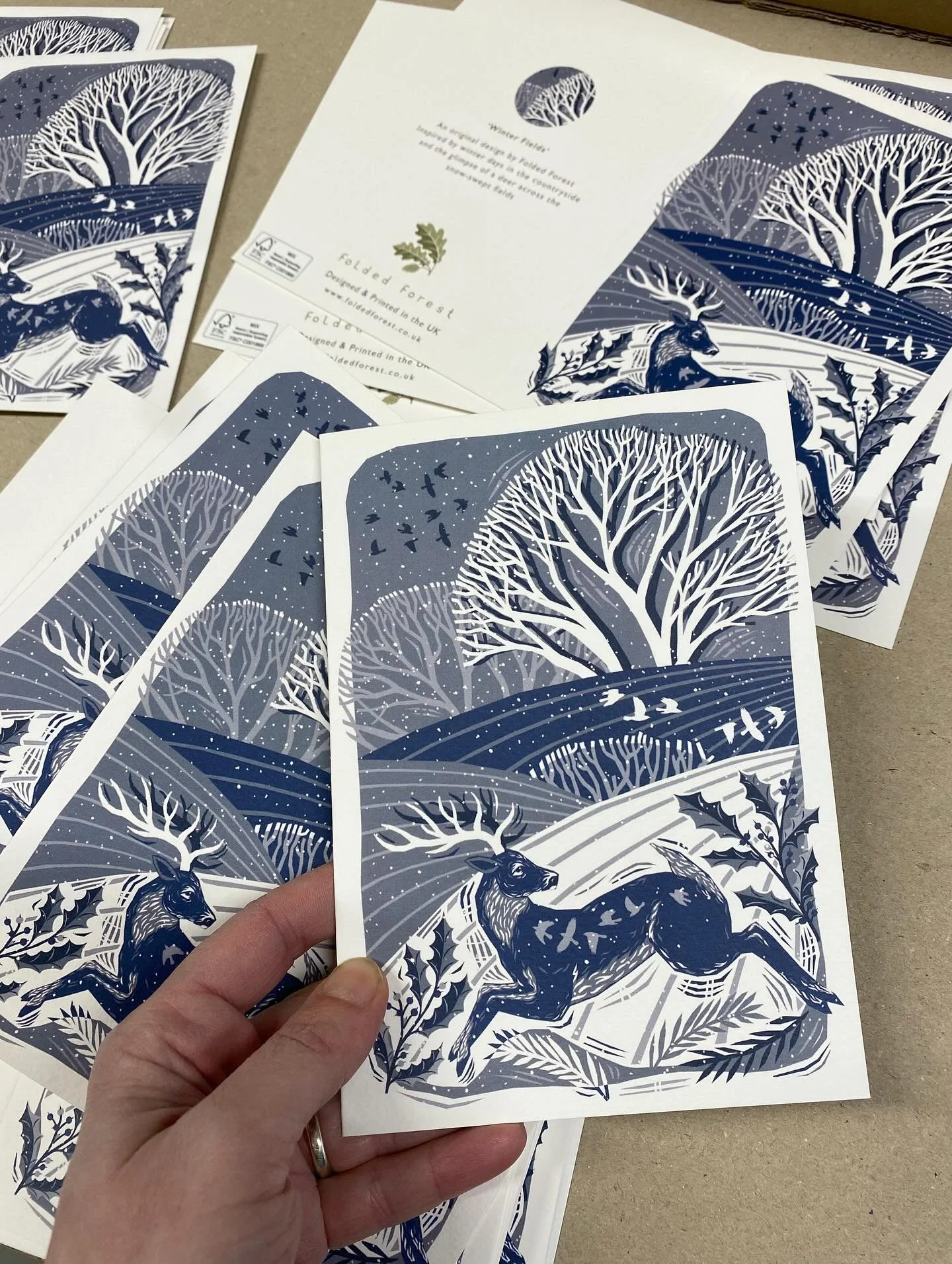 We&rsquo;ll be bringing our new Christmas card with us to @hepworthwakefield Christmas Market this weekend 🌟

Hope to see some of you there! Find us Fri 21st eve 7-10pm then Saturday 22nd &amp; Sunday 23rd  10am - 4pm 

#hepworth #hepworthgallerywak