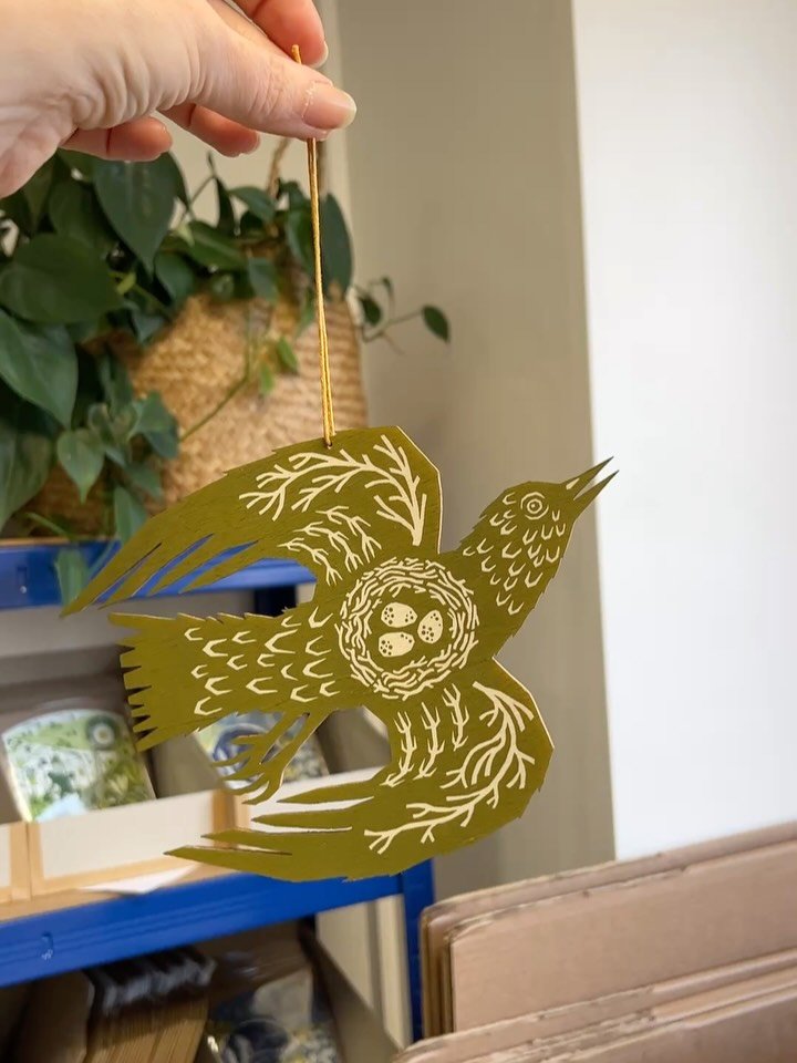 We&rsquo;ve just added some freshly printed woodland bird decorations to our website ✨ 

Our last shipping day for orders before Christmas is Monday 15th Dec. So if there&rsquo;s anything you&rsquo;d like please order by then as after that we&rsquo;l