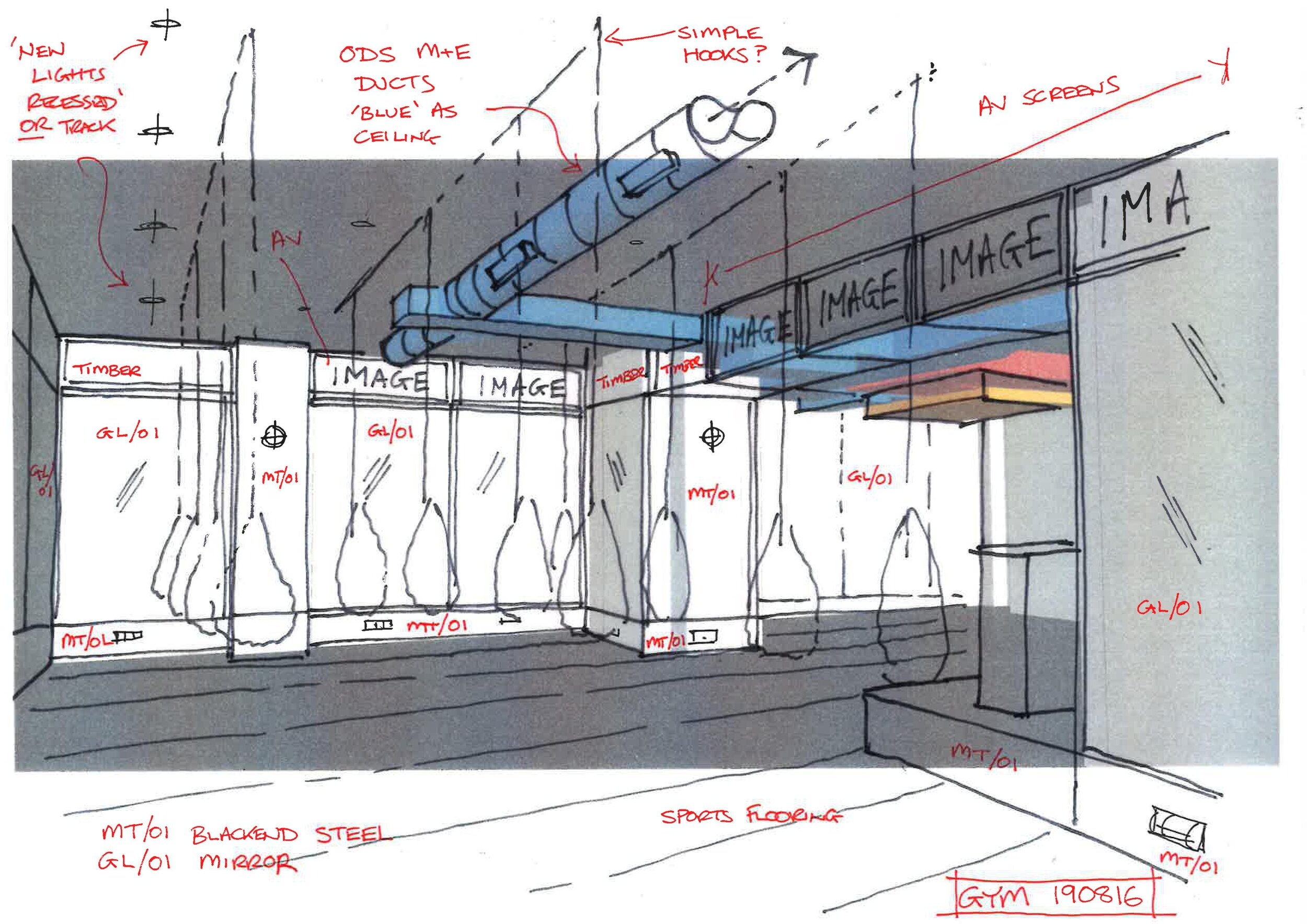 JAB Boxing gym onsite — Architects