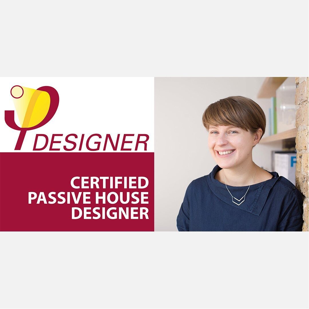 We pleased to announce that Louise, our Sustainability Lead, is now a certified Passive House Designer and looking to put her knowledge to further good use. Congratulations Louise!
.
.
.
#climateaction #netzero #buildingperformance #architecture #sus