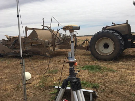 TOOMEY ECS with Topcon GPS at Griffith, NSW.