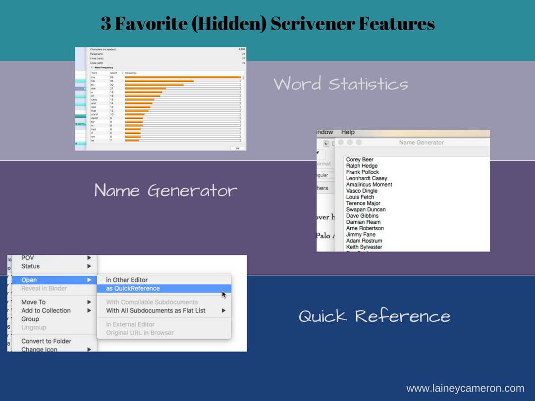 Three Favorite (Hidden) Scrivener Features